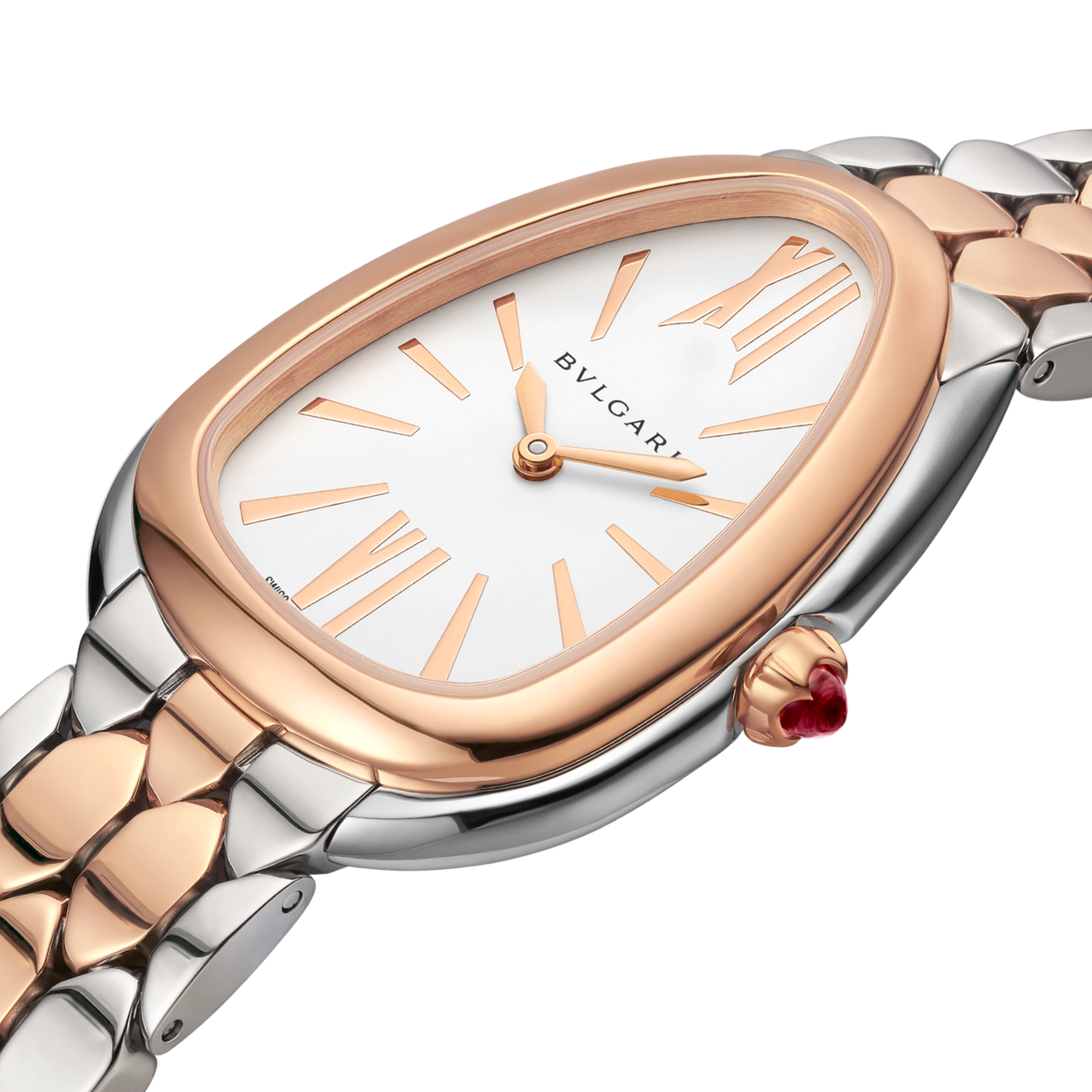 Serpenti Seduttori Rose Gold & Steel White Dial 33mm Product Image 2