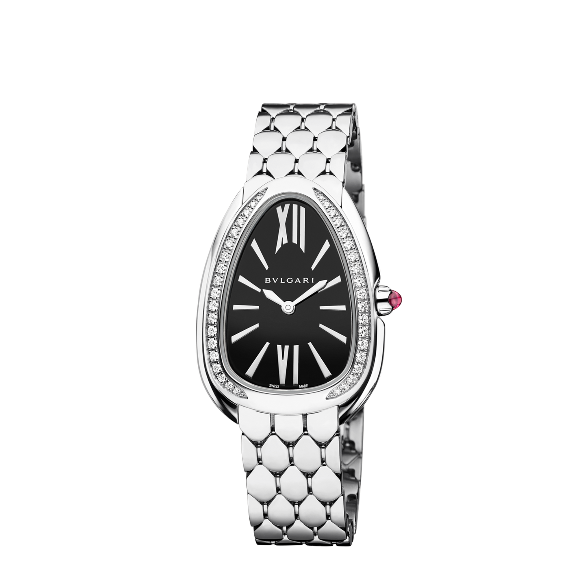 Serpenti Seduttori Steel Diamond Black Dial 33mm Product Image 2