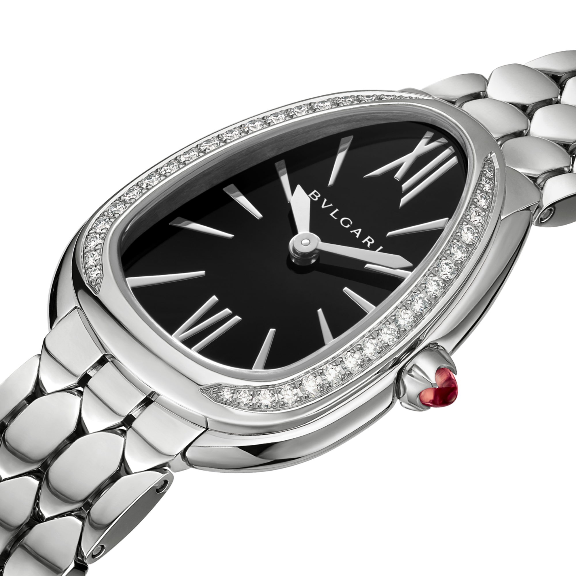 Serpenti Seduttori Steel Diamond Black Dial 33mm Product Image 3