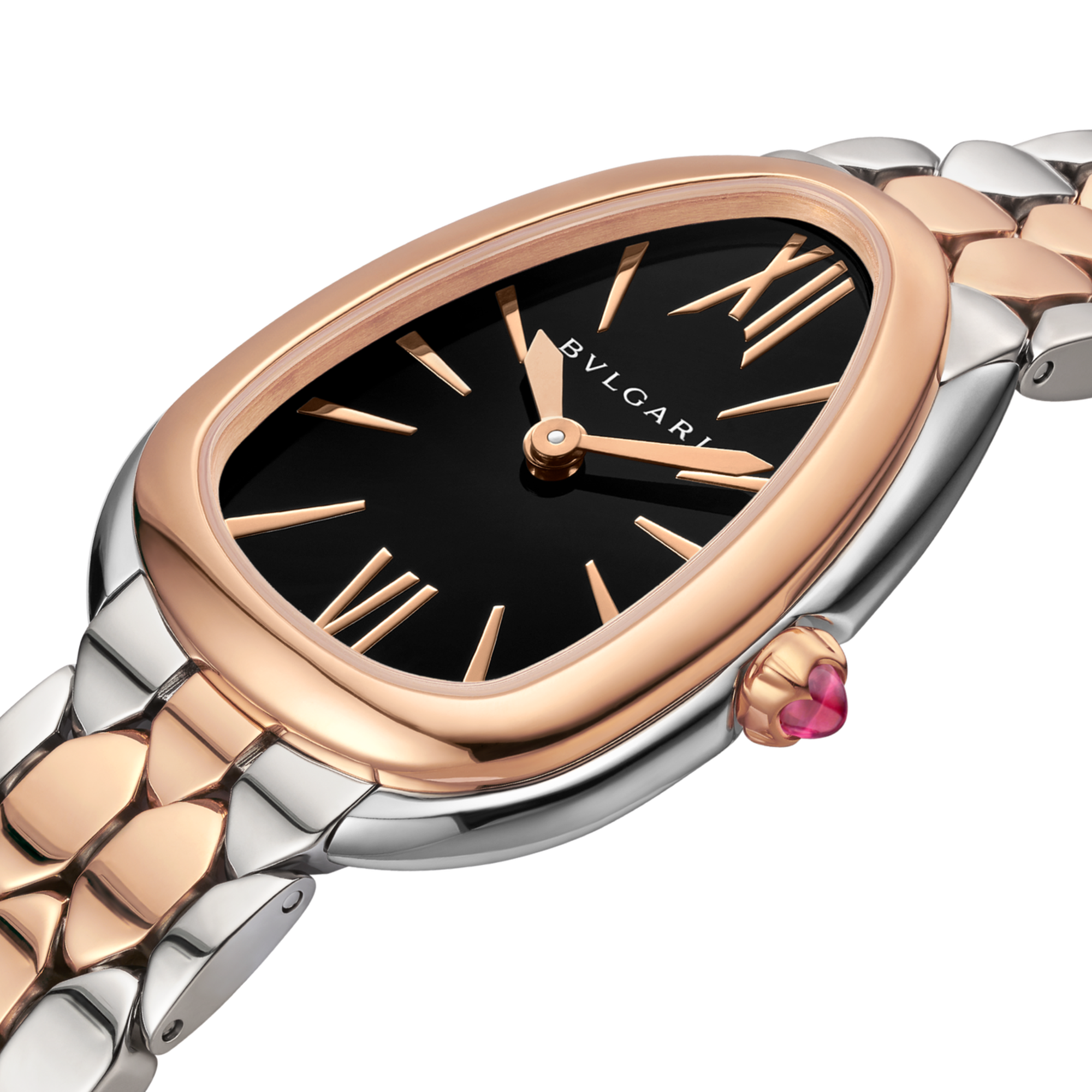 Serpenti Seduttori Rose Gold & Steel Black Dial 33mm Product Image 2