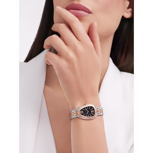 Serpenti Seduttori Rose Gold & Steel Black Dial 33mm Product Image 4