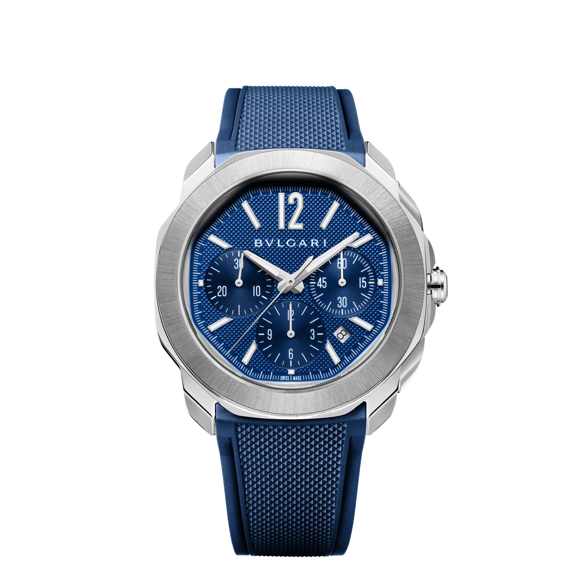 Octo Rom Chronograph Steel Blue Dial 42mm Product Image 5