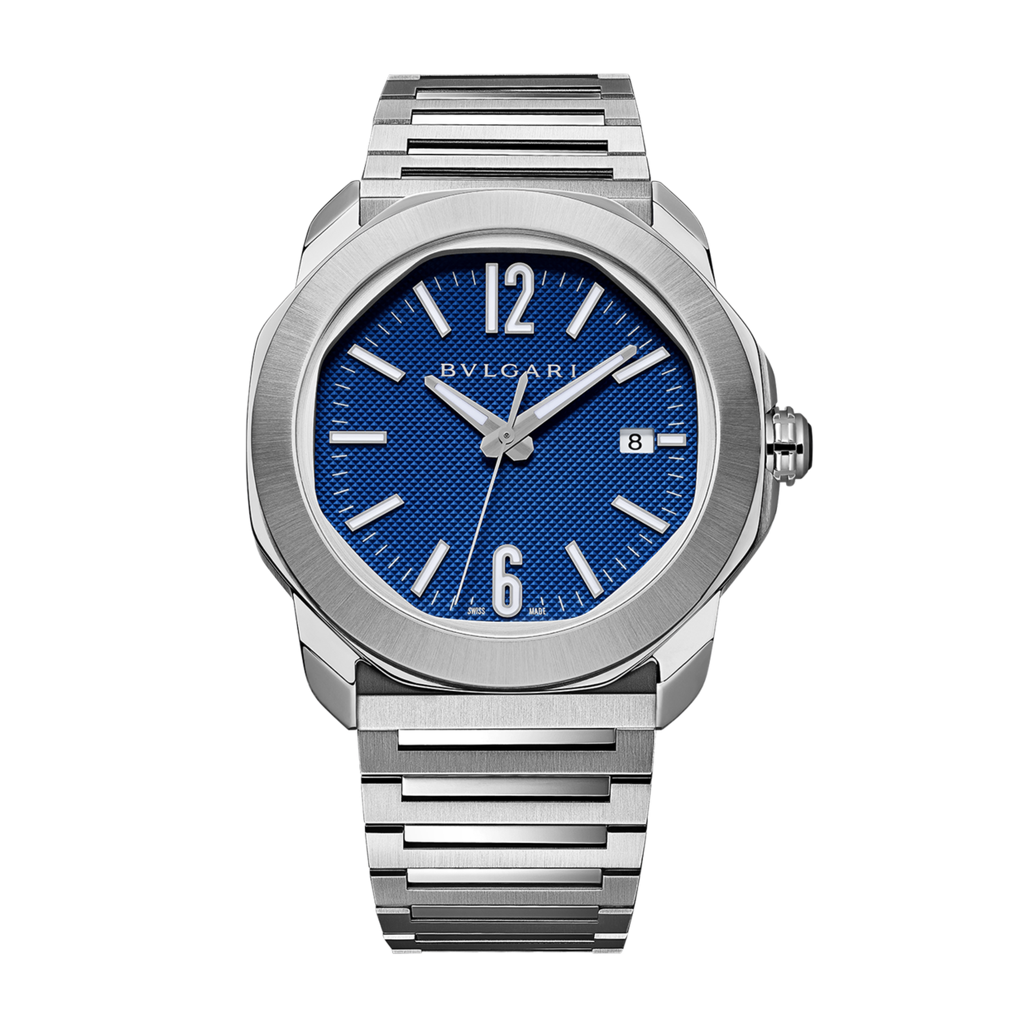 Octo Roma Steel Blue Dial 41mm Product Image 1