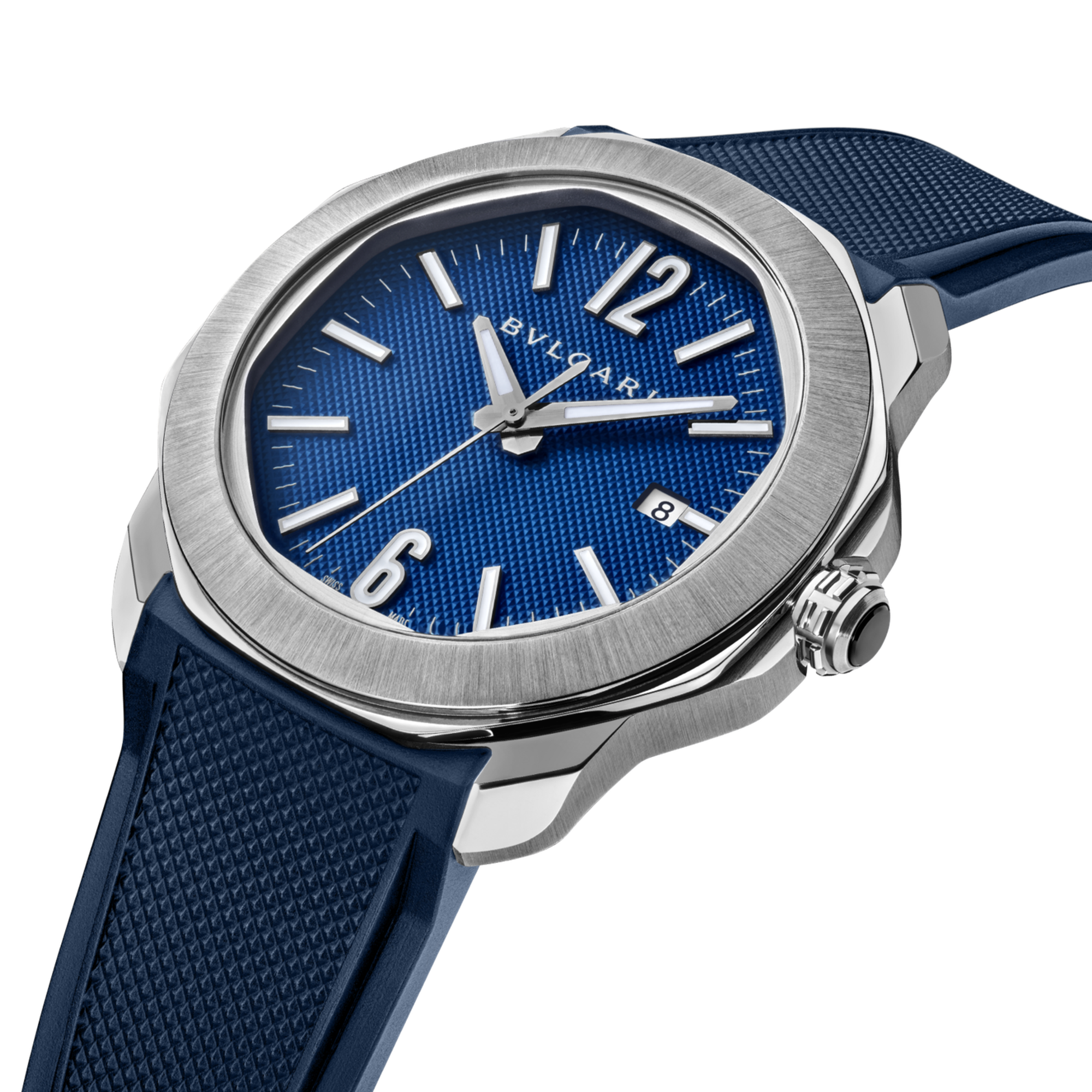 Octo Roma Steel Blue Dial 41mm Product Image 6