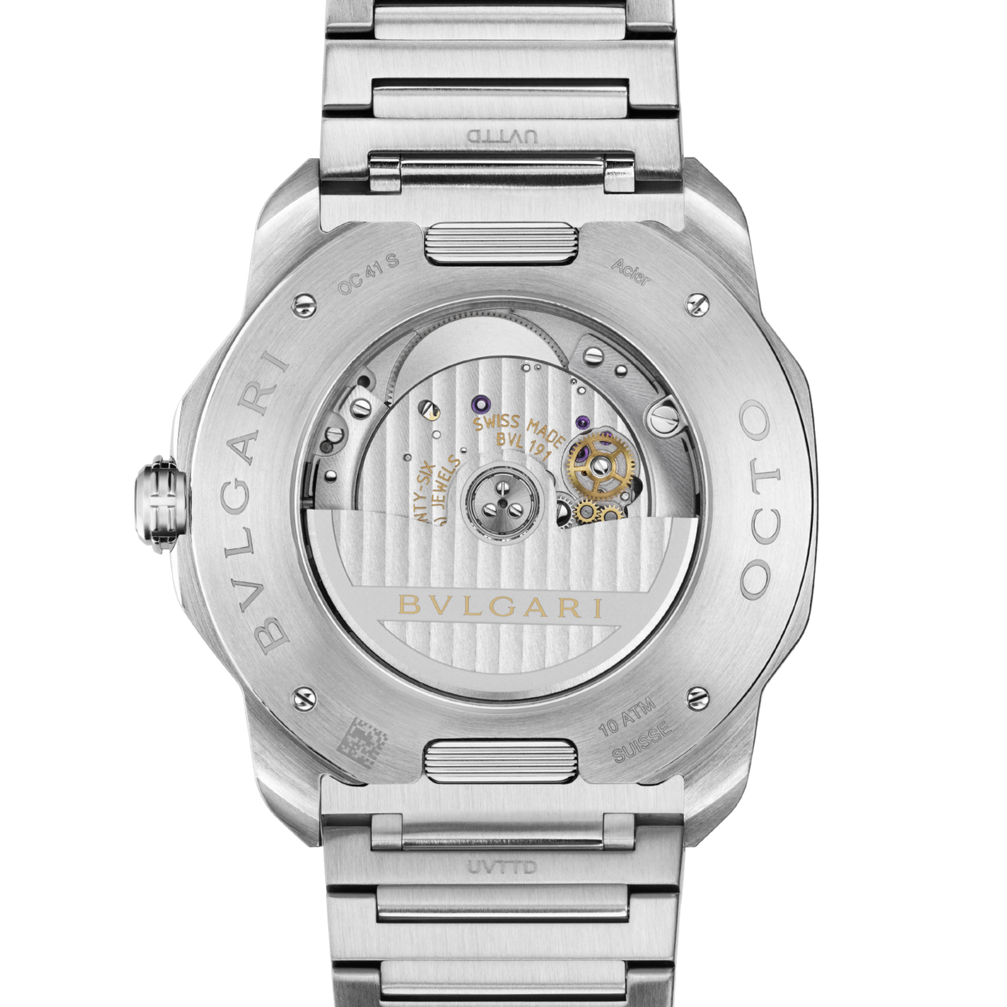 Octo Roma Steel White Dial 41mm Product Image 4