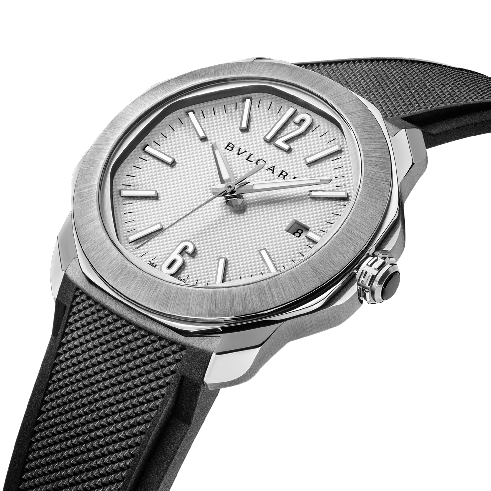 Octo Roma Steel White Dial 41mm Product Image 7