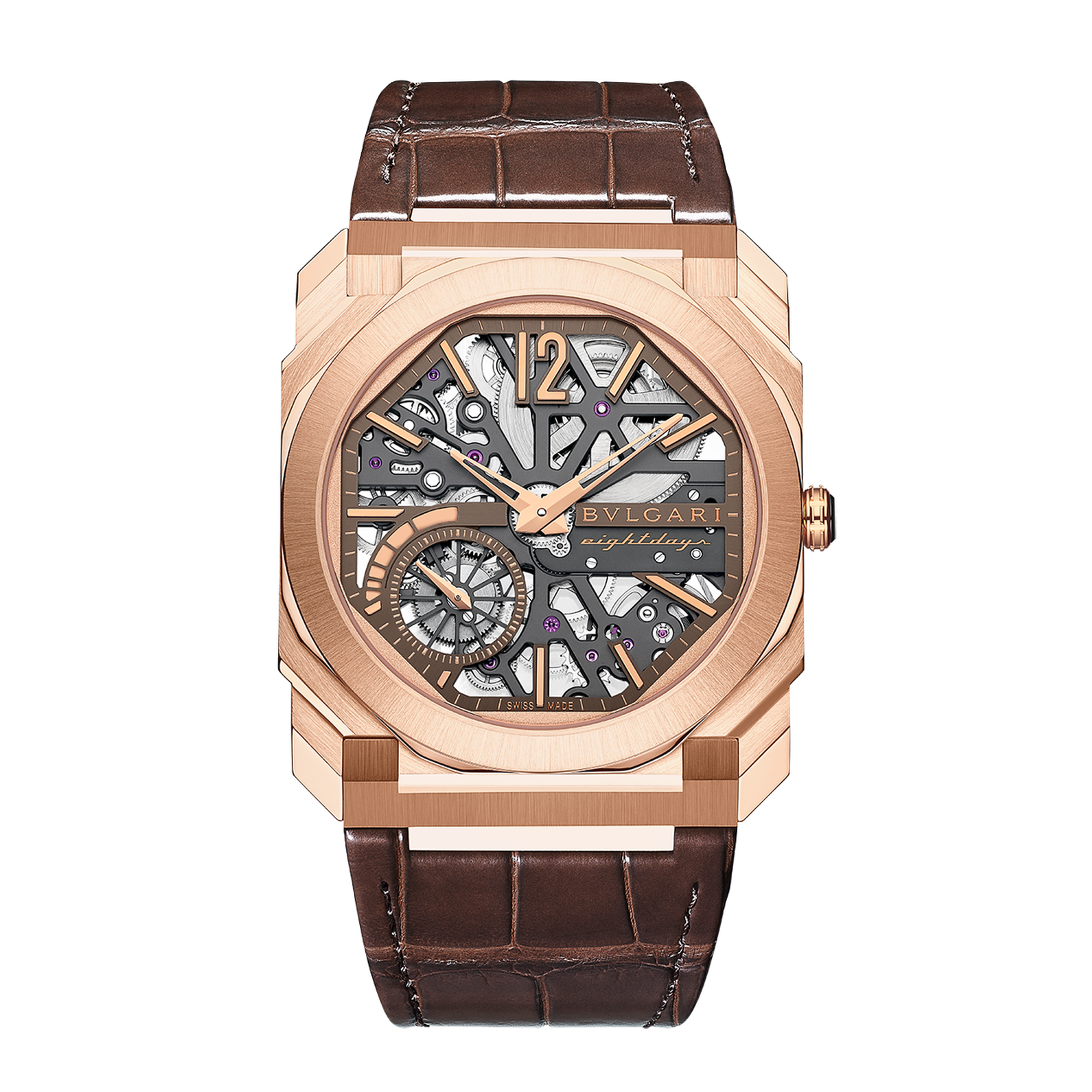 Octo Finissimo Rose Gold Skeleton Dial 40mm Product Image 1