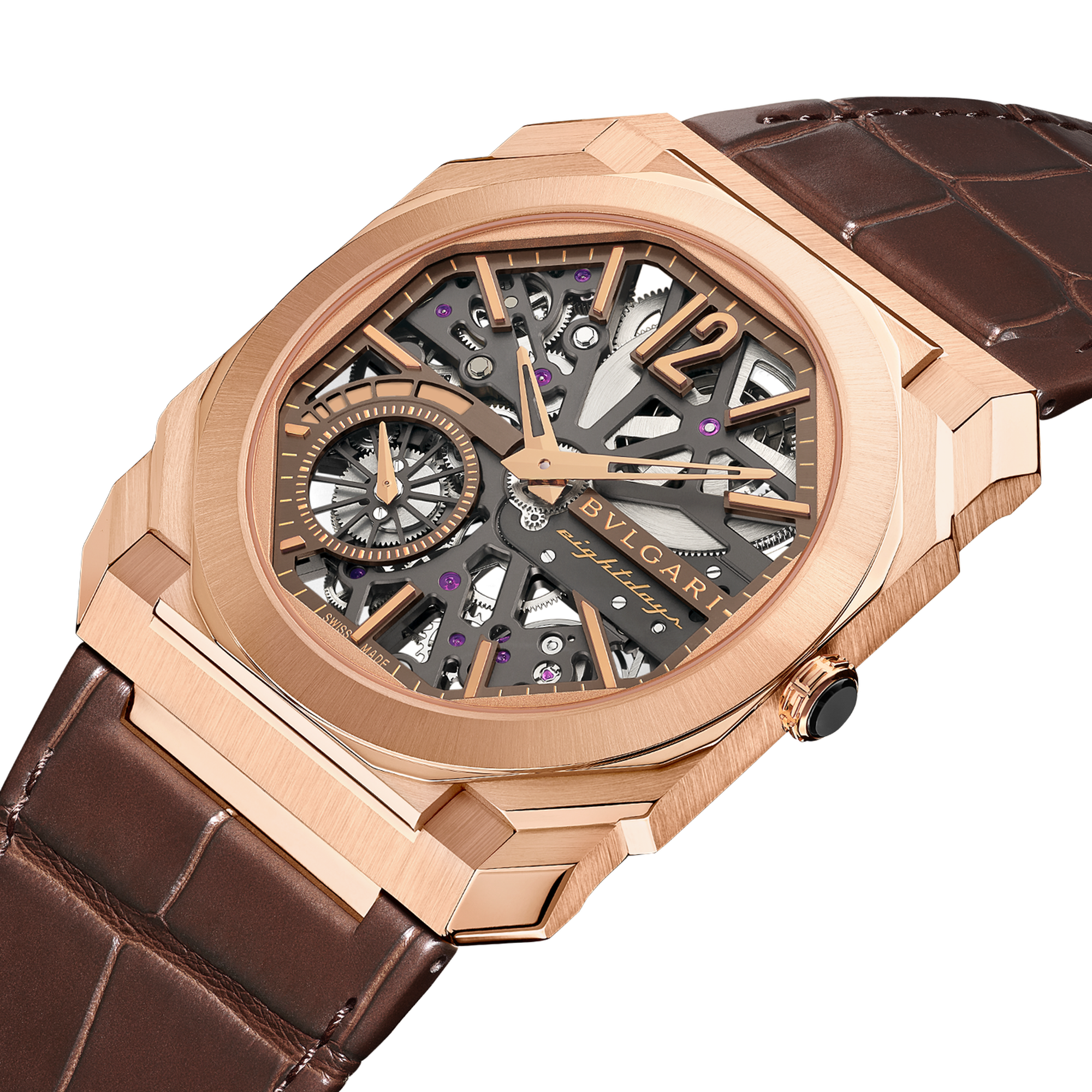 Octo Finissimo Rose Gold Skeleton Dial 40mm Product Image 2