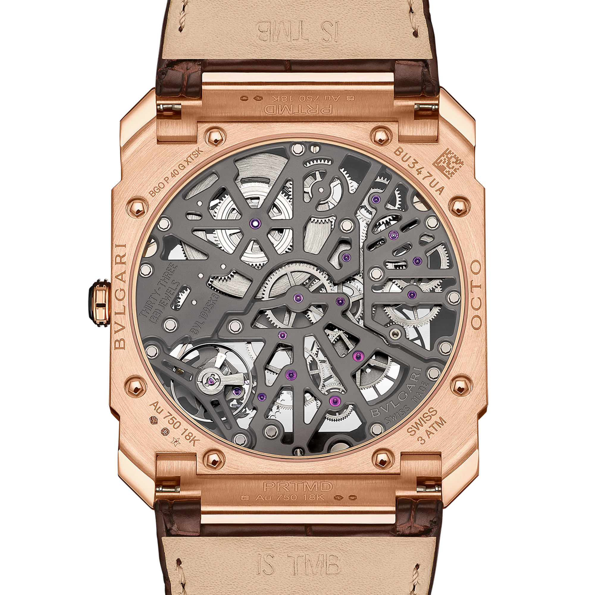 Octo Finissimo Rose Gold Skeleton Dial 40mm Product Image 4