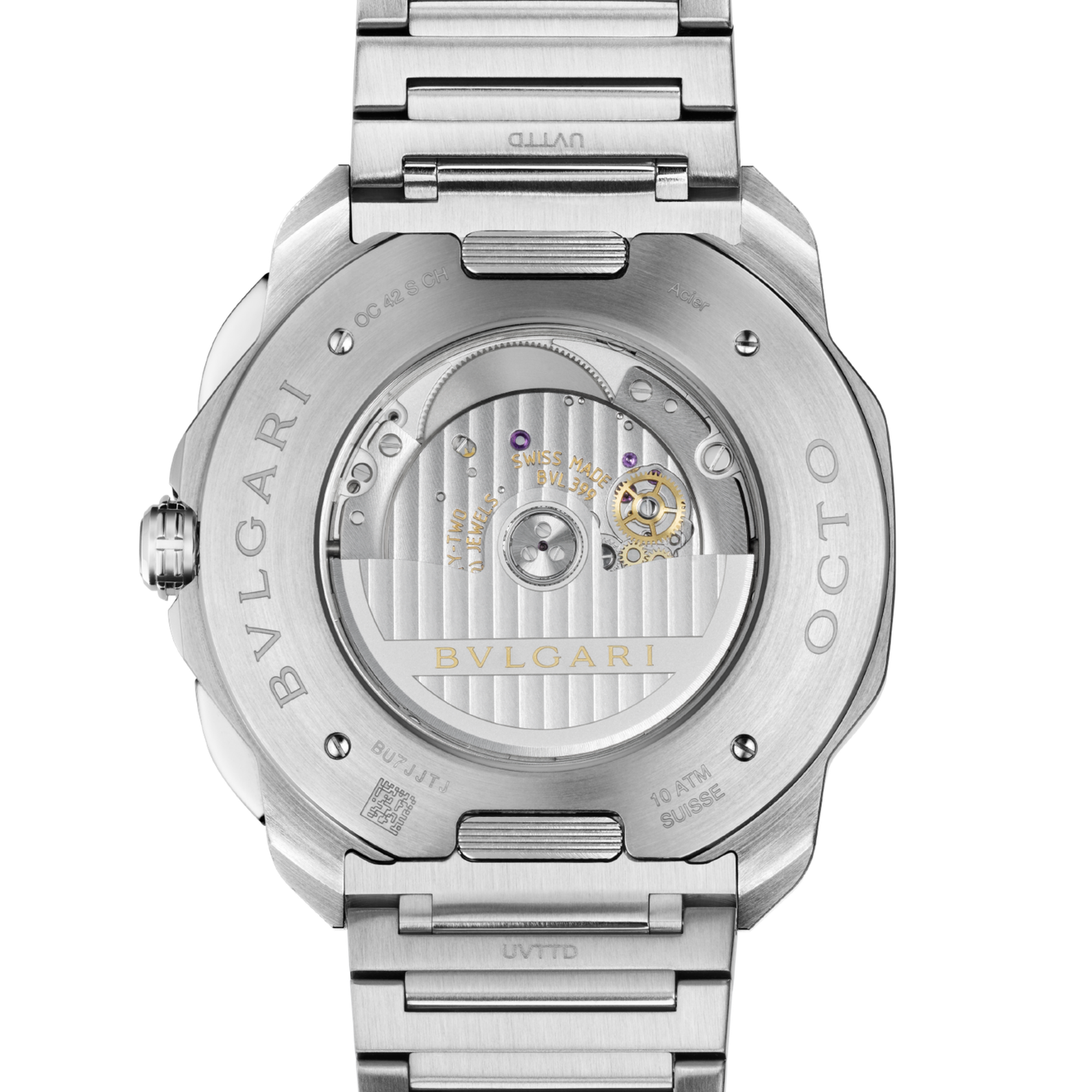 Octa Roma Chronograph Steel Black Dial 42mm Product Image 5