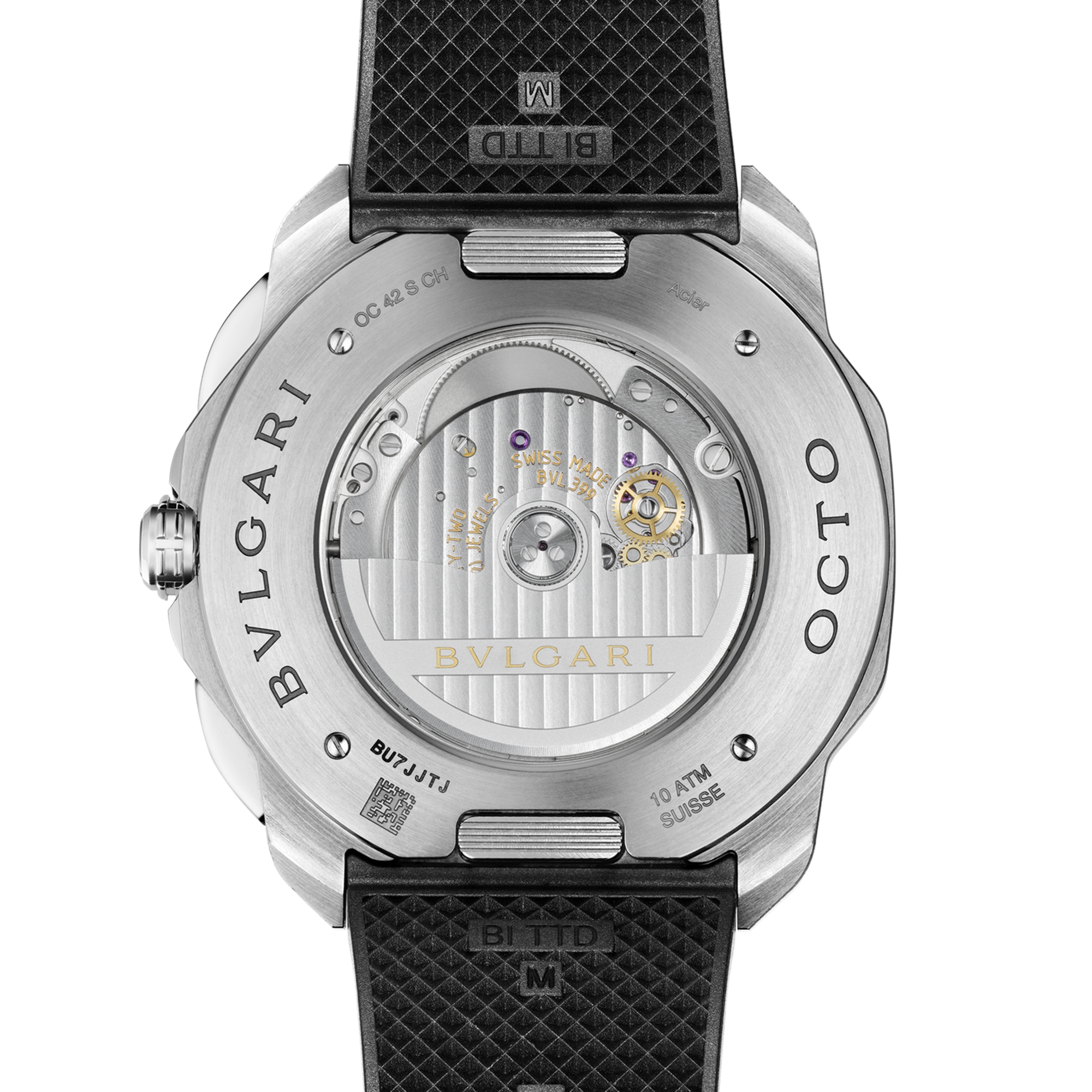 Octa Roma Chronograph Steel Black Dial 42mm Product Image 9