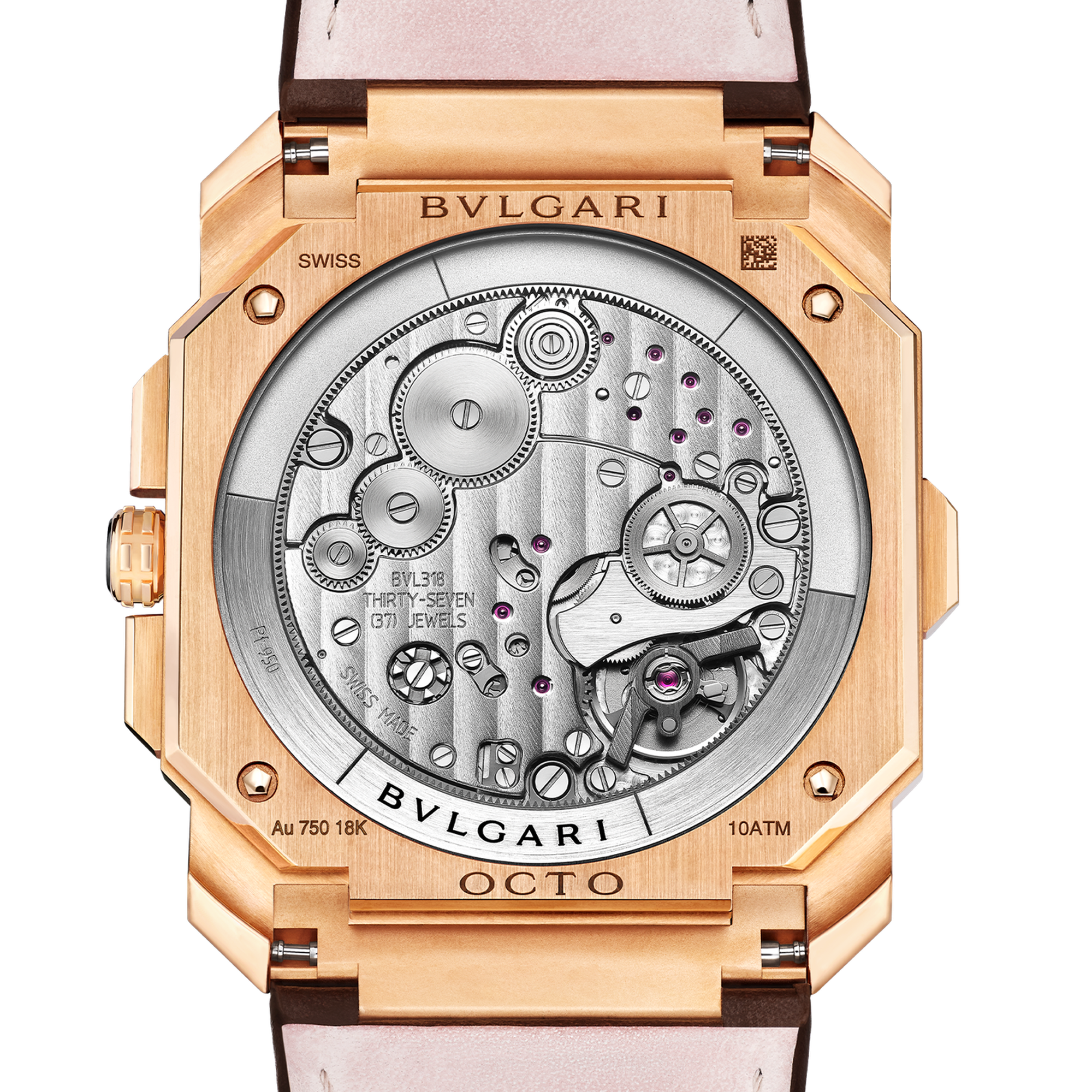Octo Finissimo Chronograph GMT Rose Gold Brown Dial 43mm Product Image 4