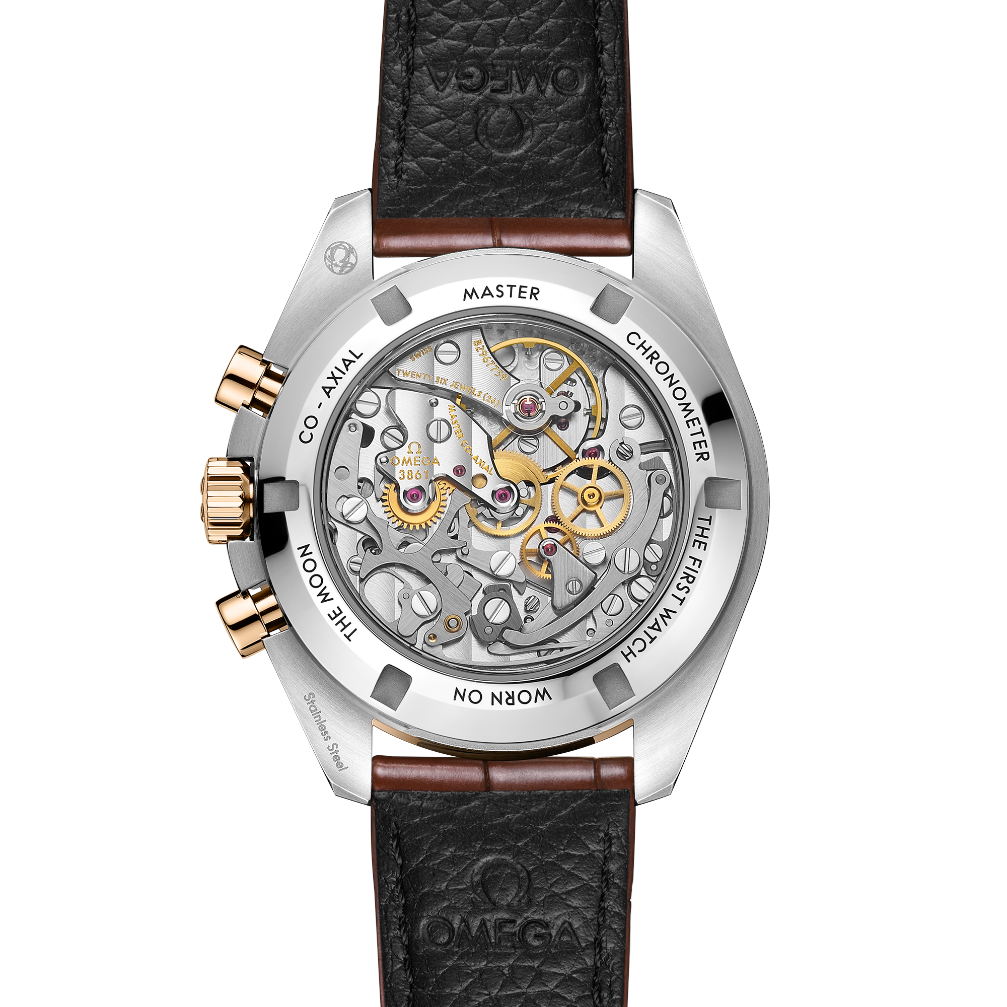 Speedmaster Professional Moonwatch Yellow Gold & Steel Silver Dial 42mm Product Image 3