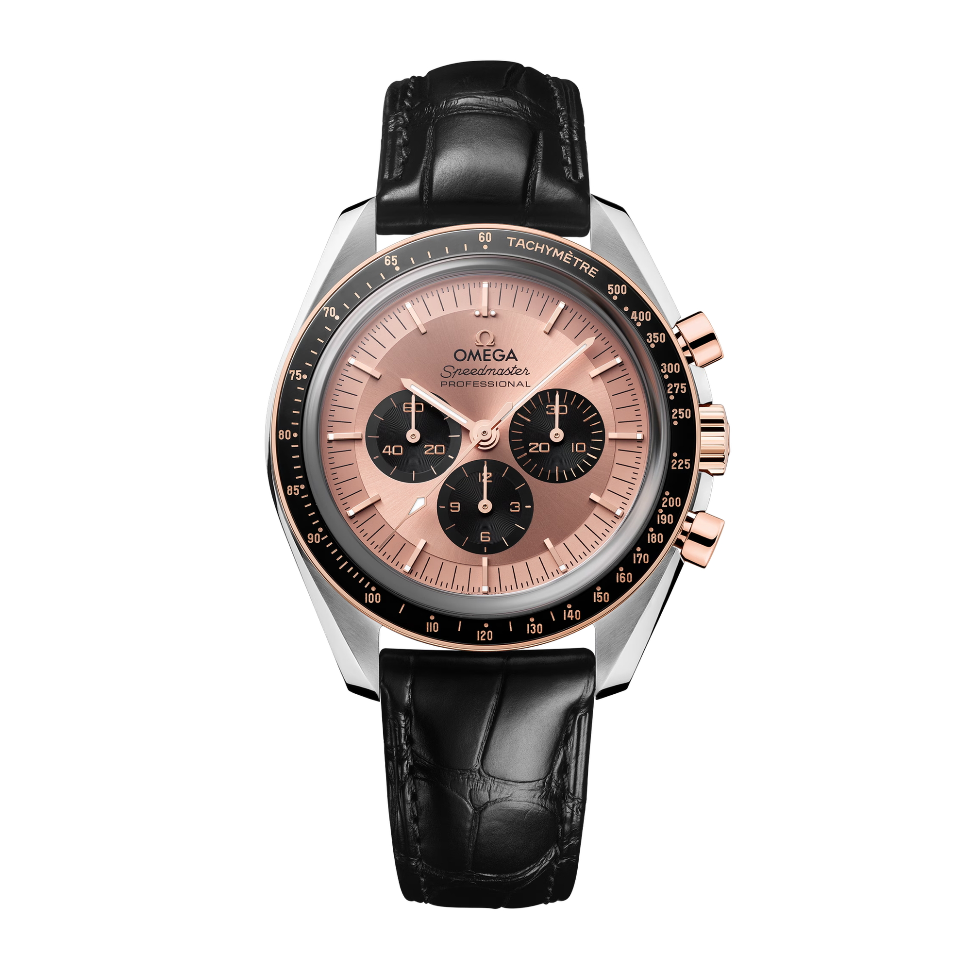 Speedmaster Professional Moonwatch Rose Gold & Steel Pink Dial 42mm Product Image