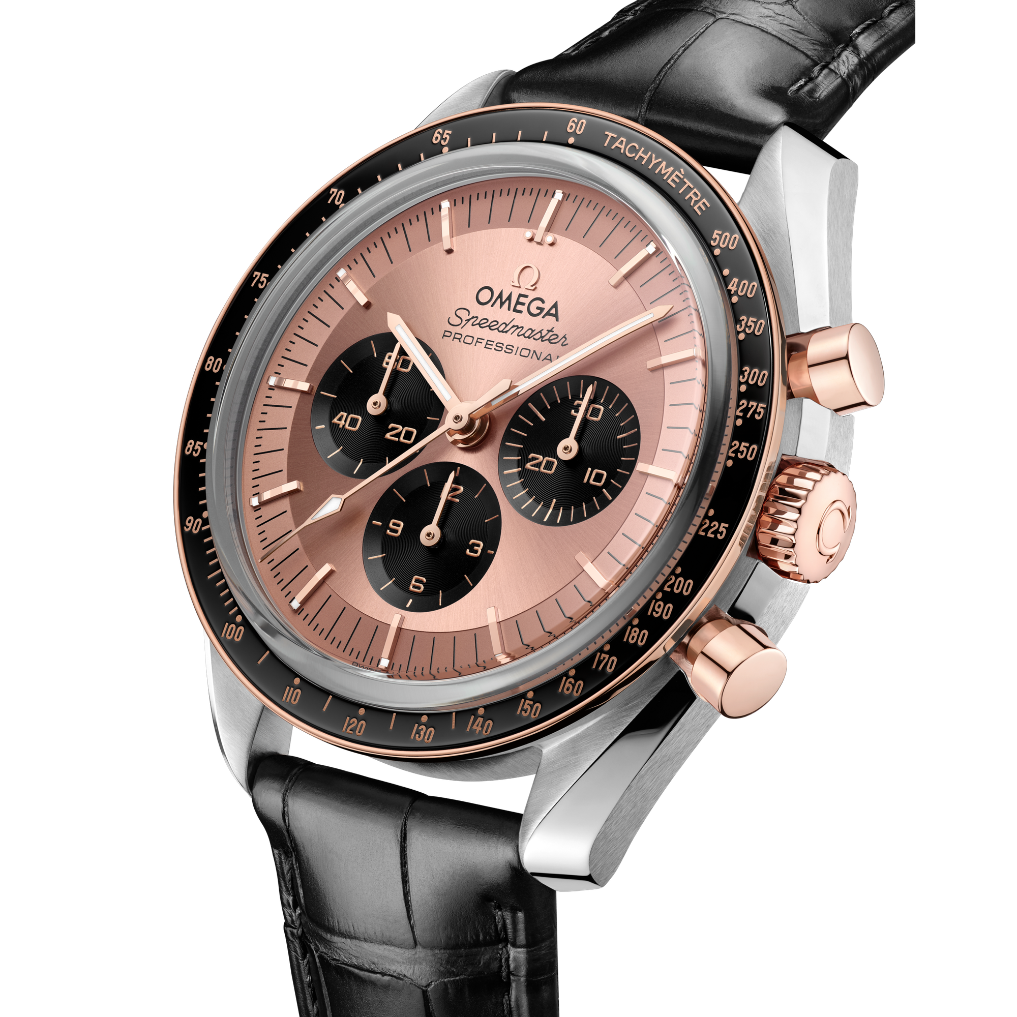 Speedmaster Professional Moonwatch Rose Gold & Steel Pink Dial 42mm Product Image 1