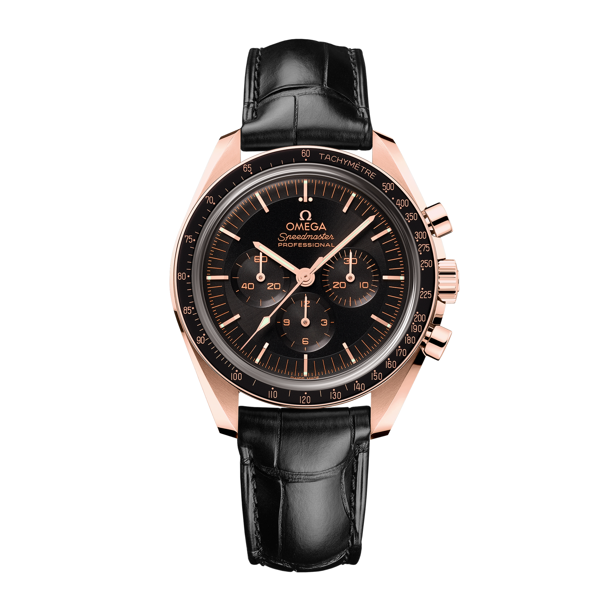 Speedmaster Professional Moonwatch Rose Gold Black Dial 42mm Product Image 2