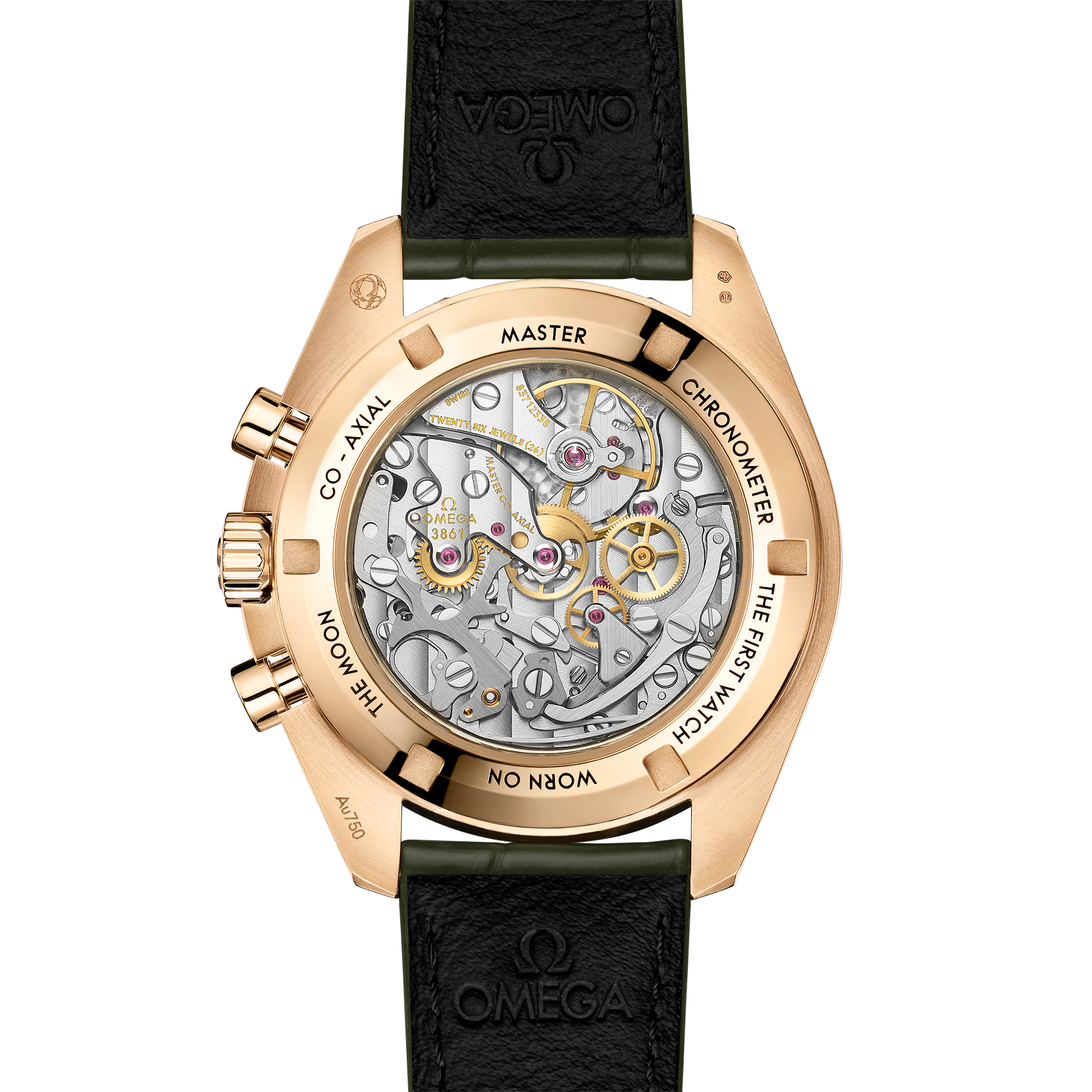 Speedmaster Professional Moonwatch Yellow Gold Green Dial 42mm Product Image 2