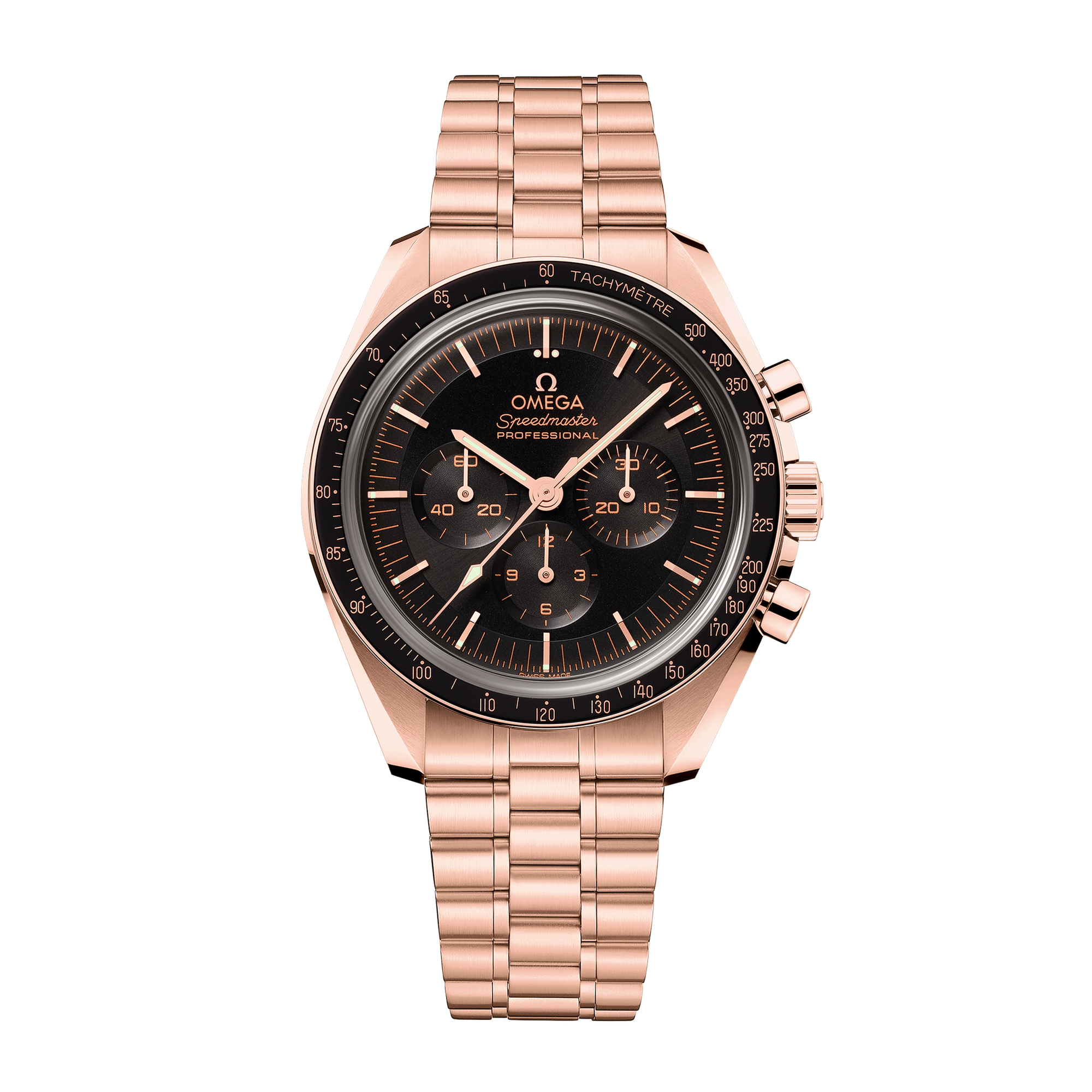 Speedmaster Professional Moonwatch Rose Gold Black Dial 42mm Product Image 1