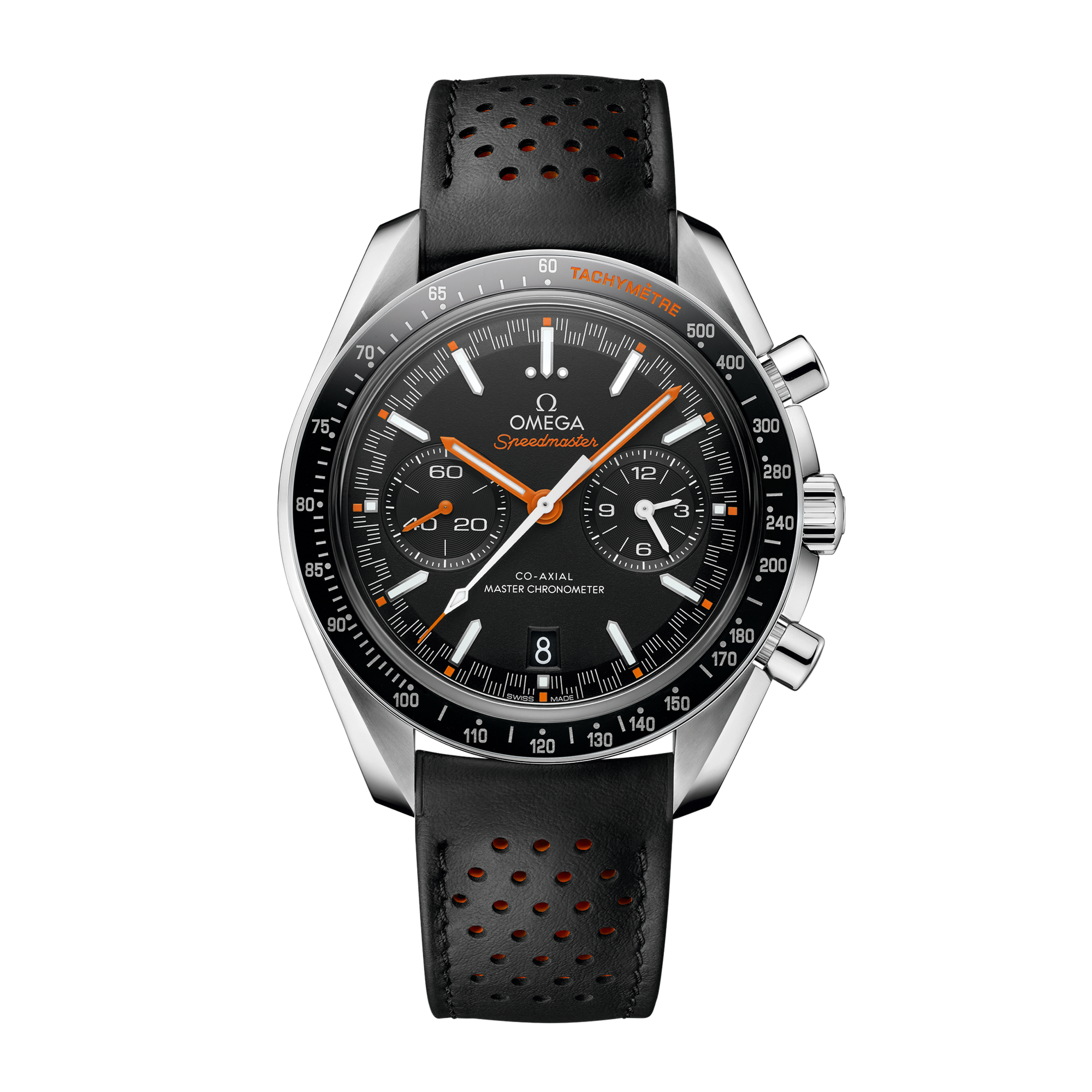 Speedmaster Racing Chronograph Steel Black Dial 44mm Product Image