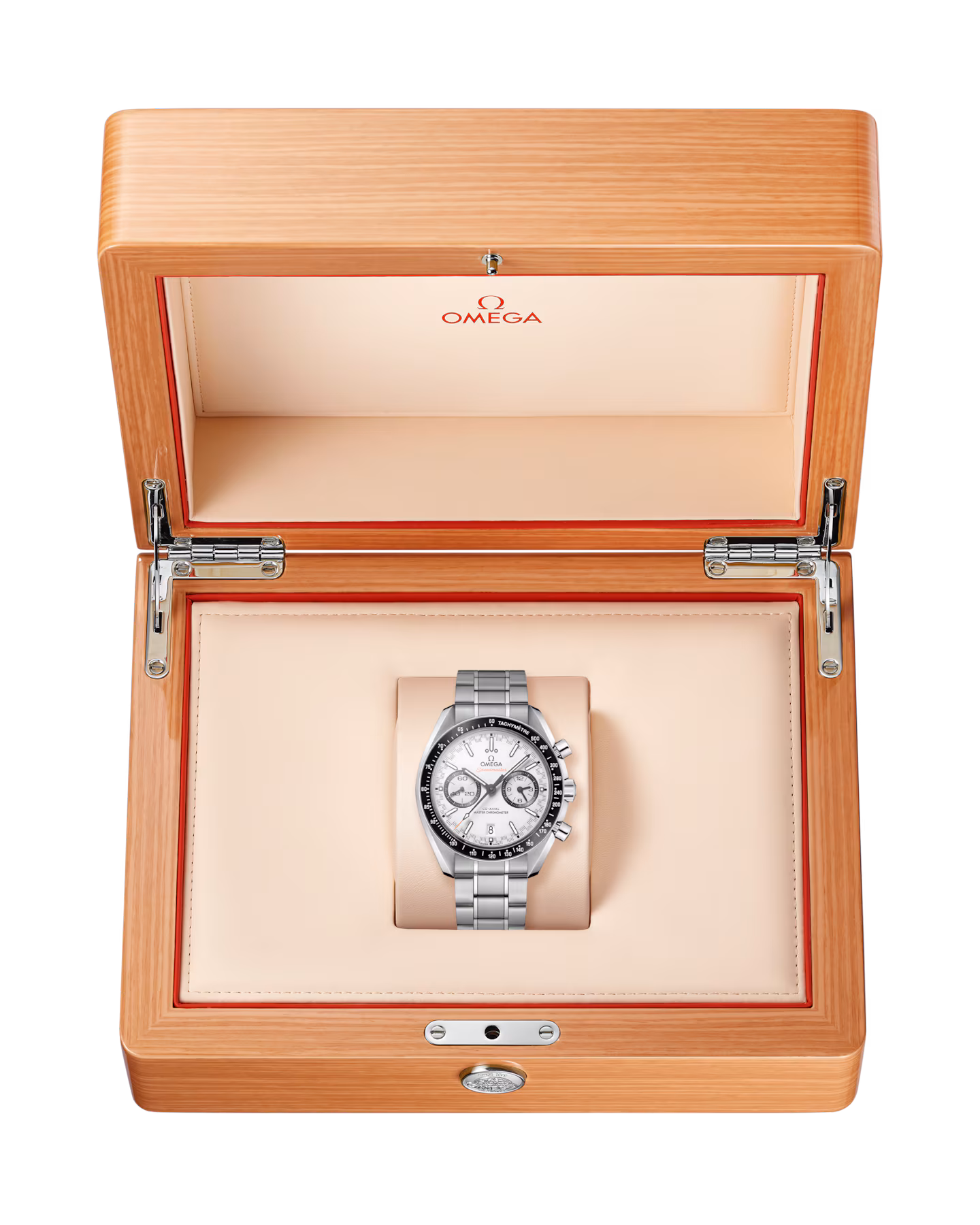 Speedmaster Racing Steel White Dial 44mm Product Image 2