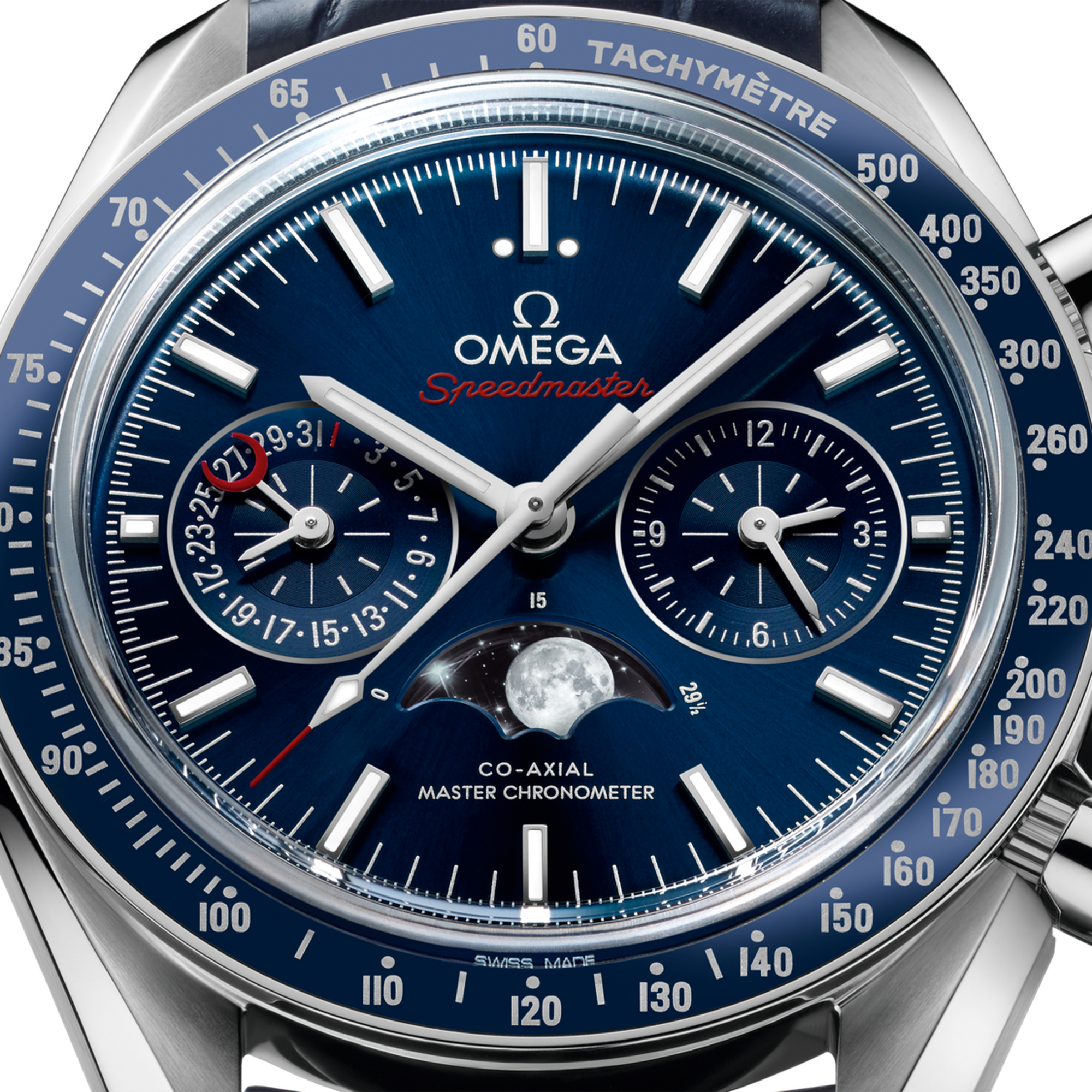 Speedmaster Moonphase Steel Blue Dial 44mm Product Image 1