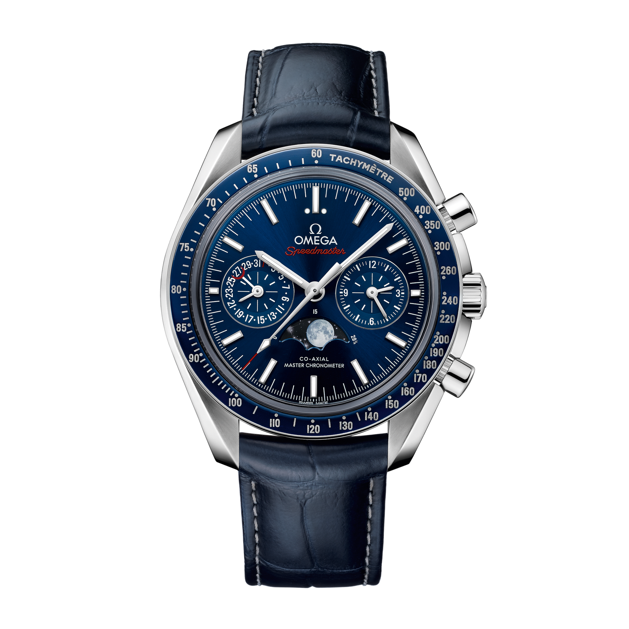 Speedmaster Moonphase Steel Blue Dial 44mm Product Image 3