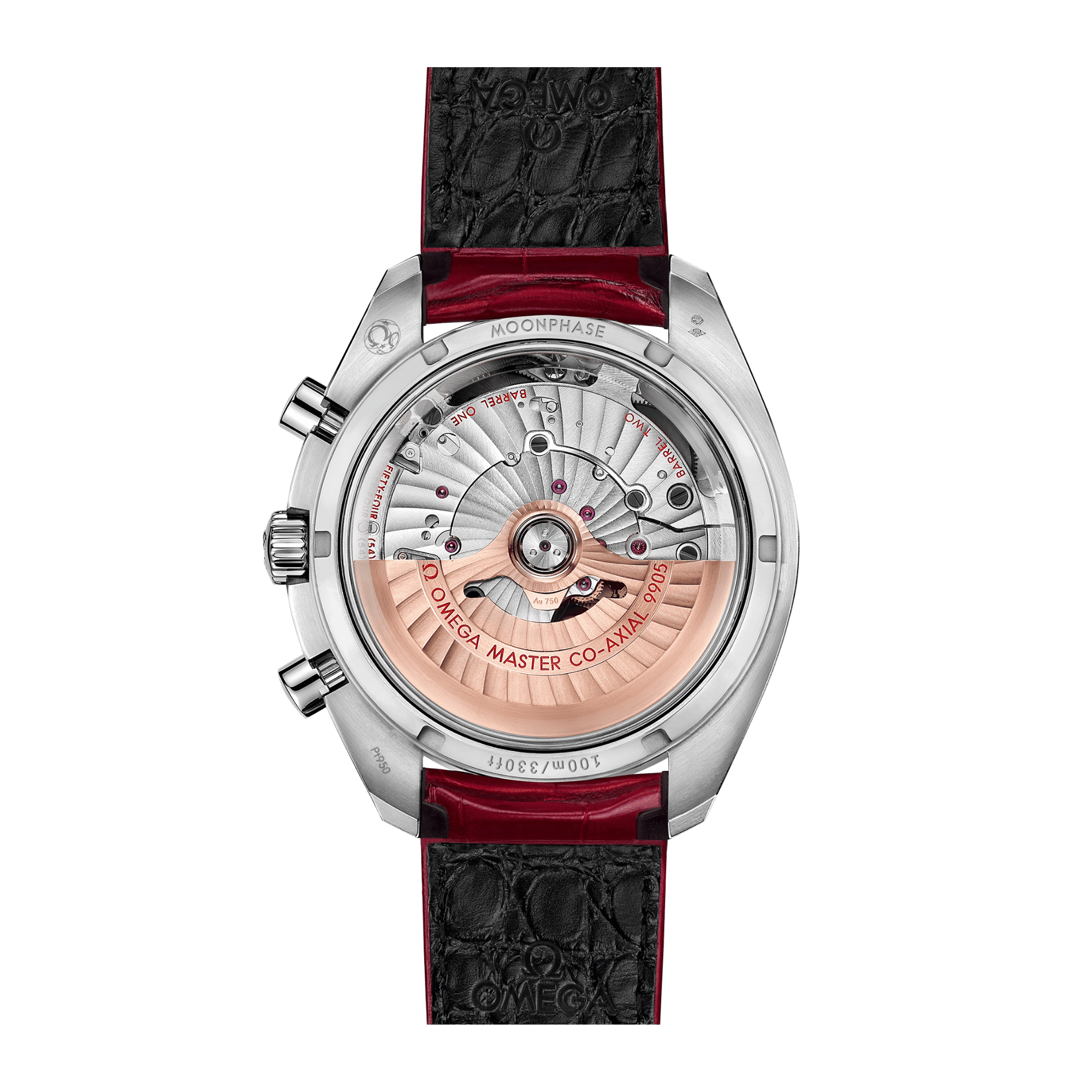 Speedmaster Moonphase Chronograph Platinum Silver Dial 44mm Product Image 2