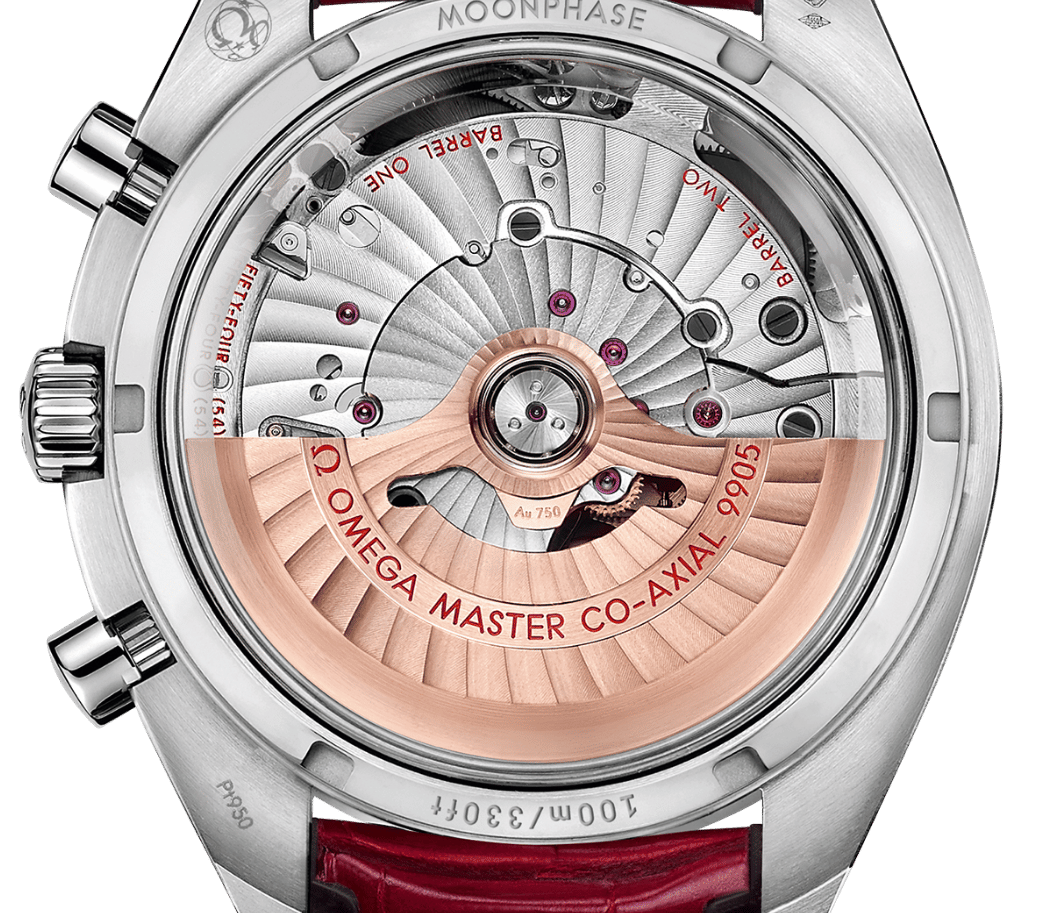 Speedmaster Moonphase Chronograph Platinum Silver Dial 44mm Product Image 4