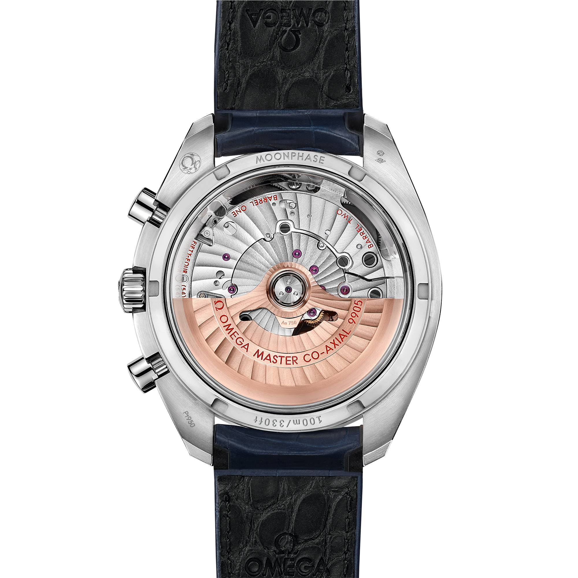 Speedmaster Moonphase Chronograph Platinum Silver Dial 44mm Product Image 2