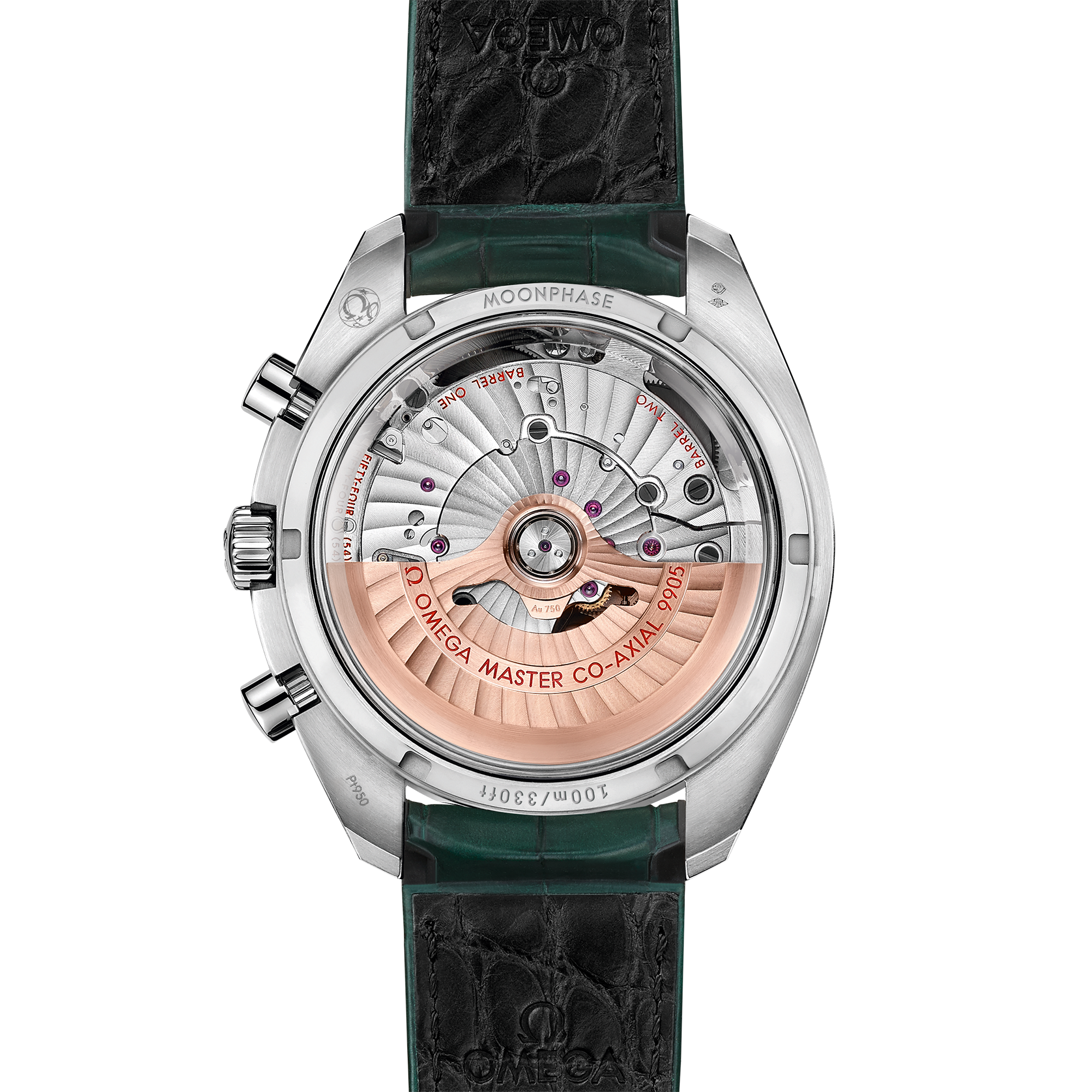 Speedmaster Moonphase Chronograph Platinum Silver Dial 44mm Product Image 2