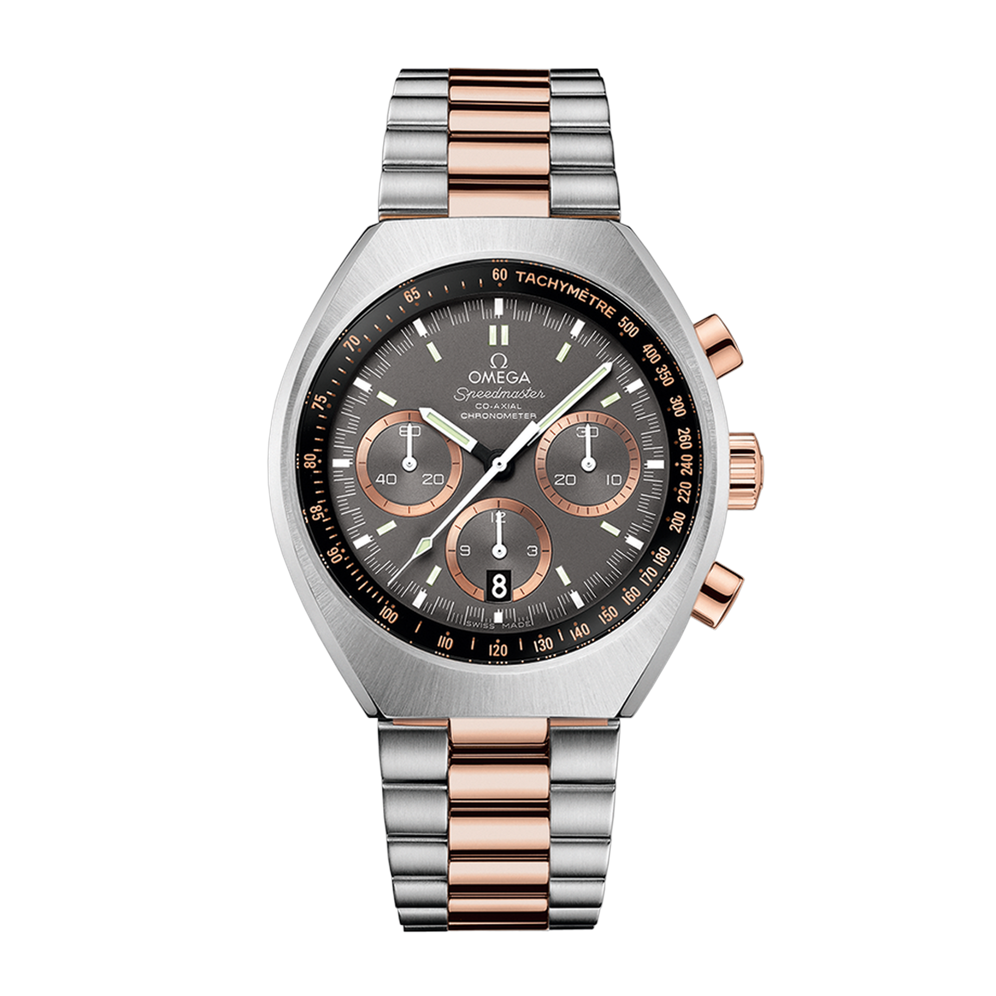 Speedmaster Mark II Chronograph Rose Gold & Steel Grey Dial 42mm Product Image