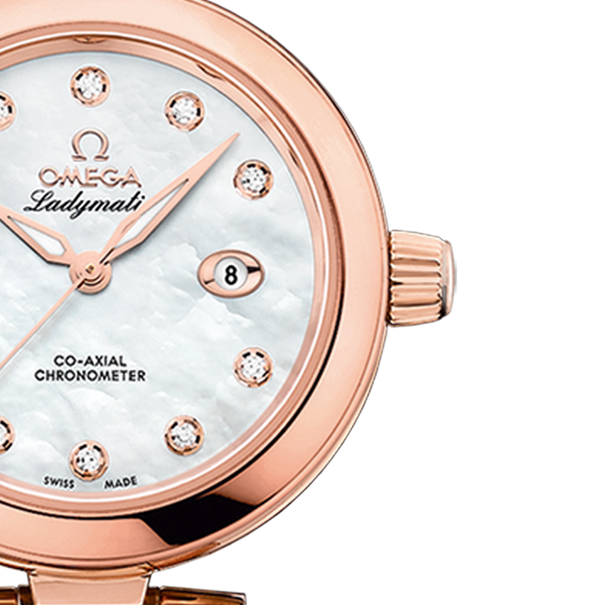 LadyMatic Rose Gold Mother of Pearl Dial 34mm Product Image 3