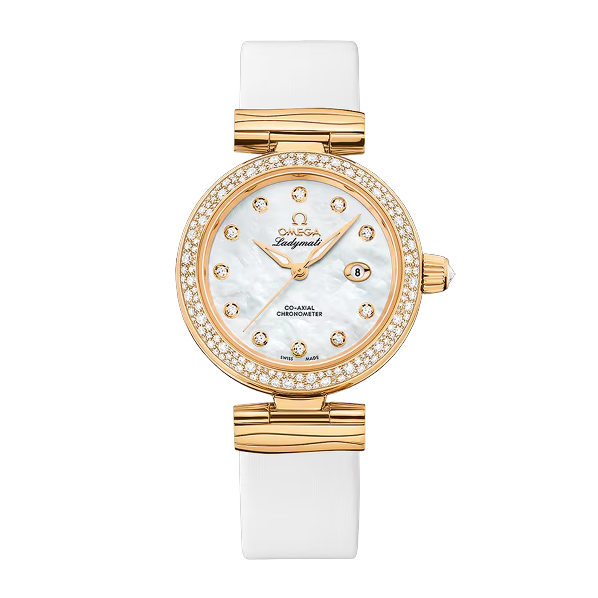 LadyMatic Yellow Gold Mother of Pearl Dial 34mm Product Image