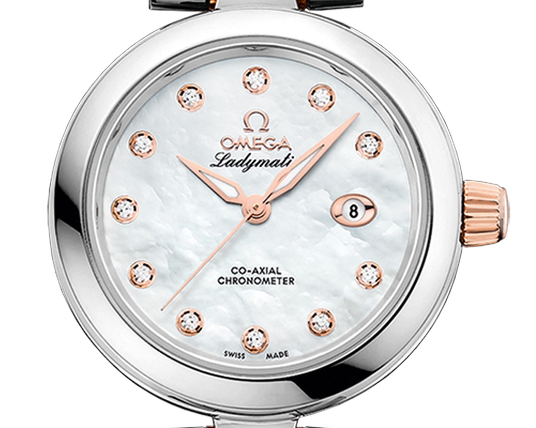 LadyMatic Rose Gold & Steel Mother of Pearl Dial 34mm Product Image 3