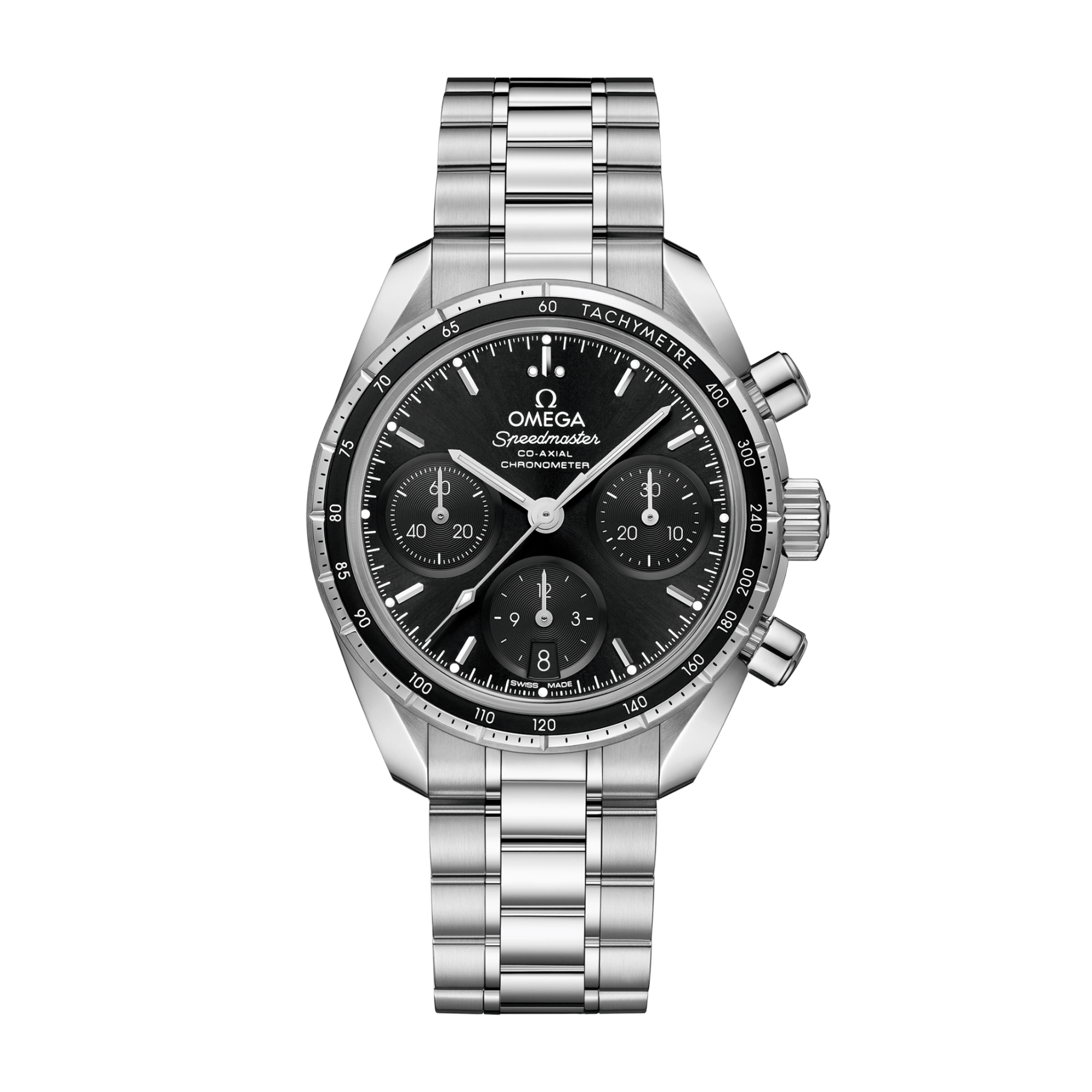Speedmaster Chronograph Steel Black Dial 38mm Product Image