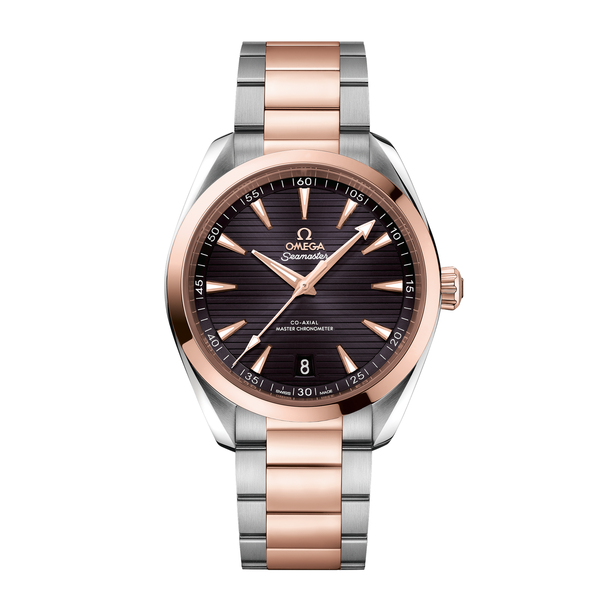 Aqua Terra Rose Gold & Steel Grey Dial 41mm Product Image 1