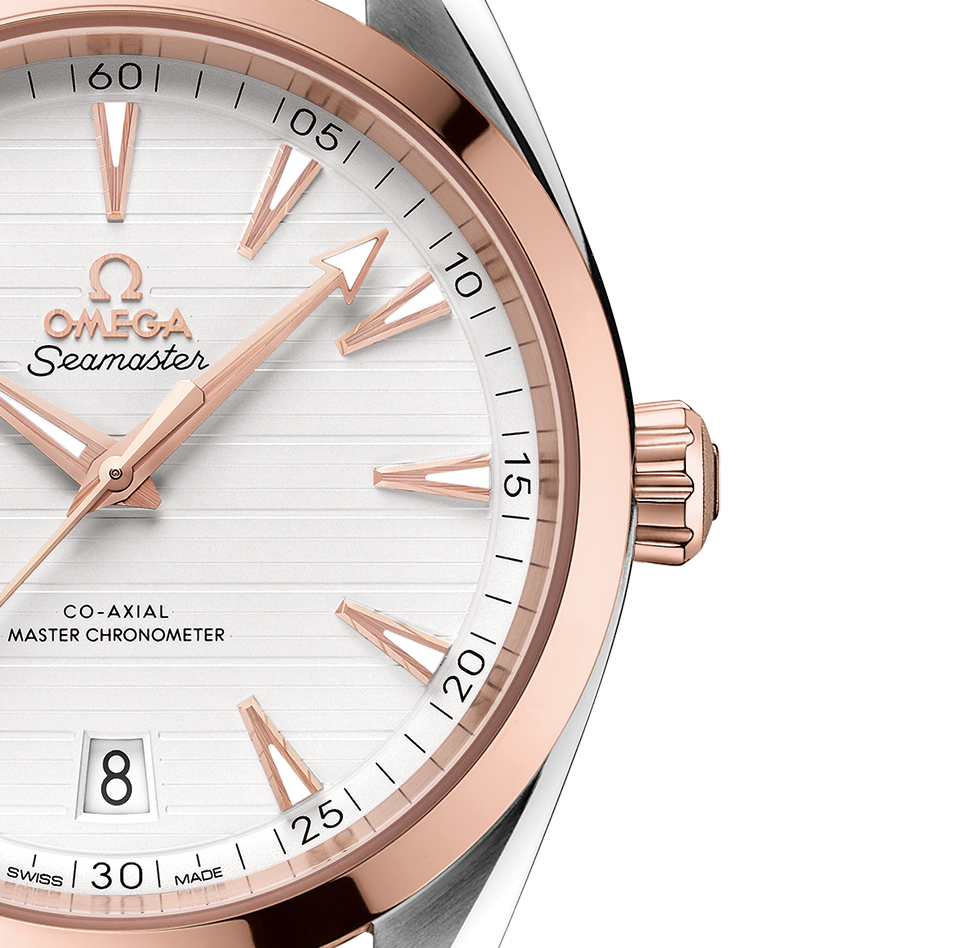 Aqua Terra Rose Gold & Steel Silver Dial 41mm Product Image 2
