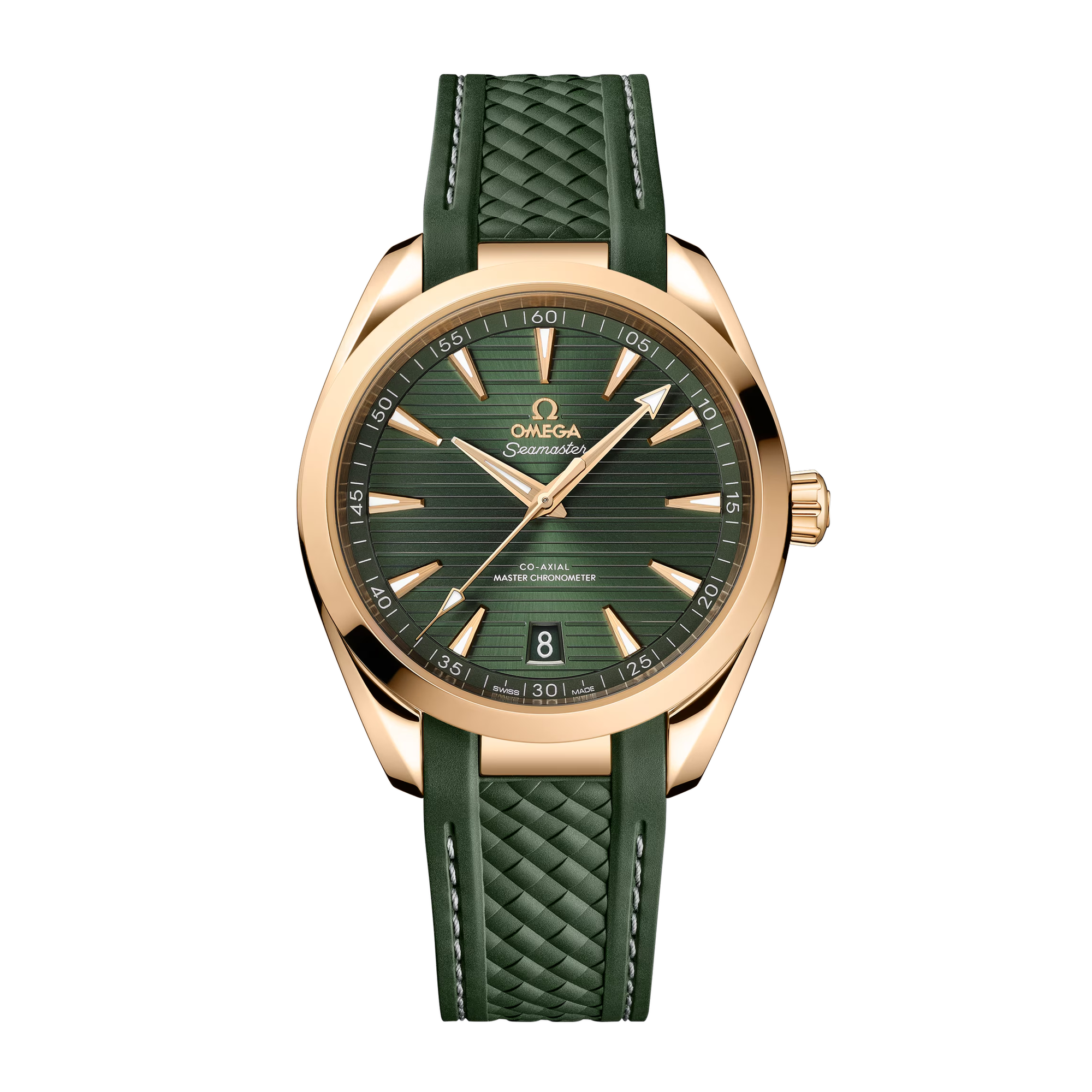 Aqua Terra Yellow Gold Green Dial 41mm Product Image