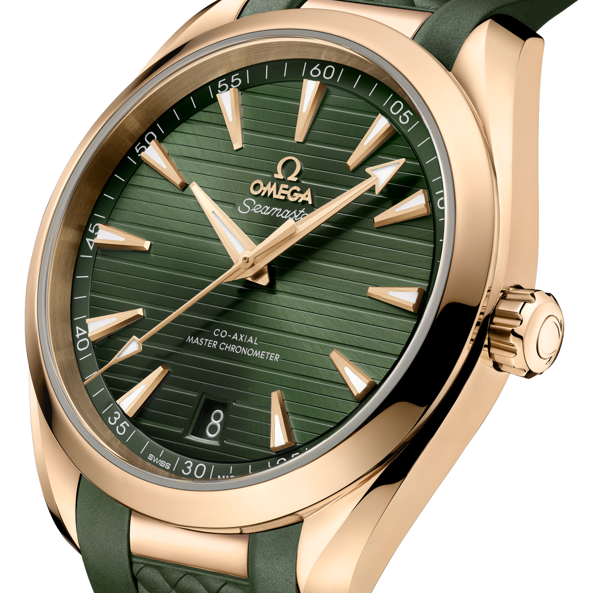 Aqua Terra Yellow Gold Green Dial 41mm Product Image 3