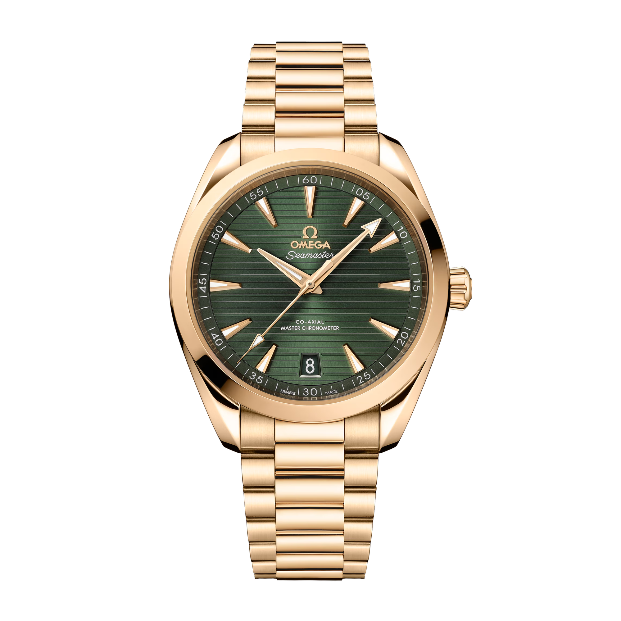 Aqua Terra Yellow Gold Green Dial 41mm Product Image