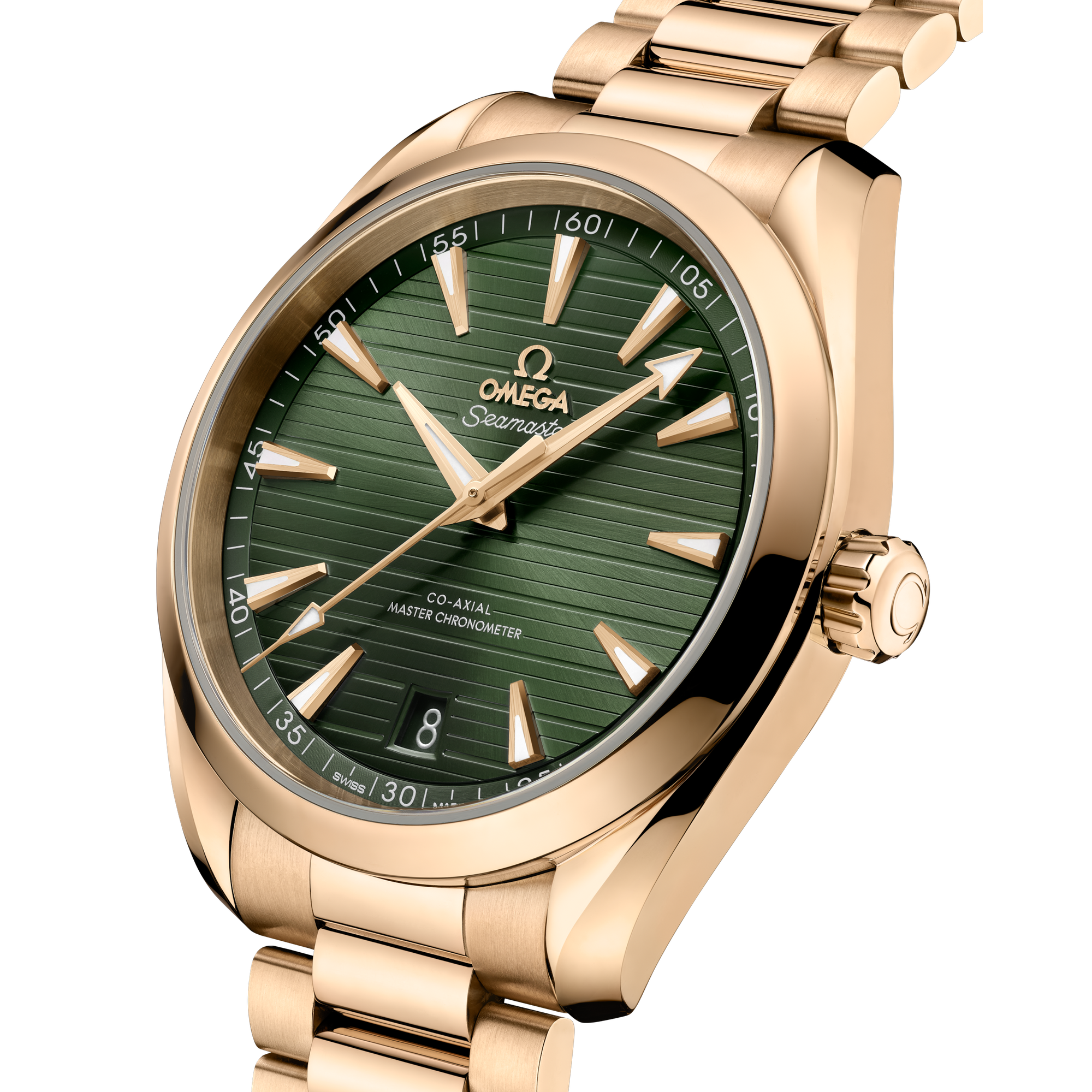 Aqua Terra Yellow Gold Green Dial 41mm Product Image 3