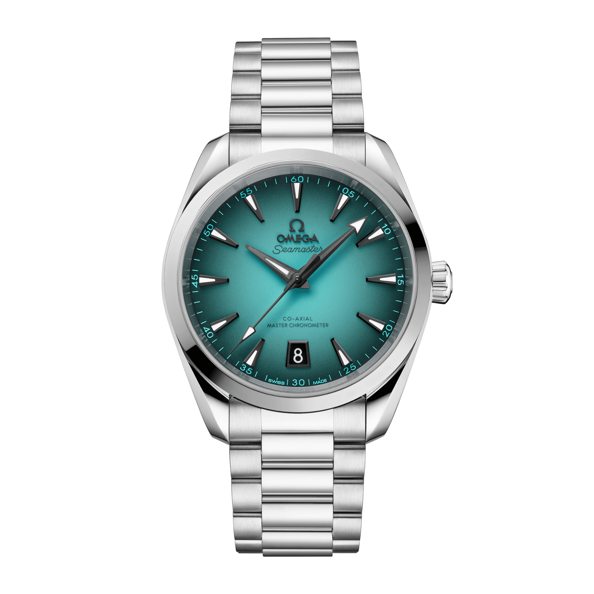 Aqua Terra Steel Turquoise Dial 38mm Product Image 1