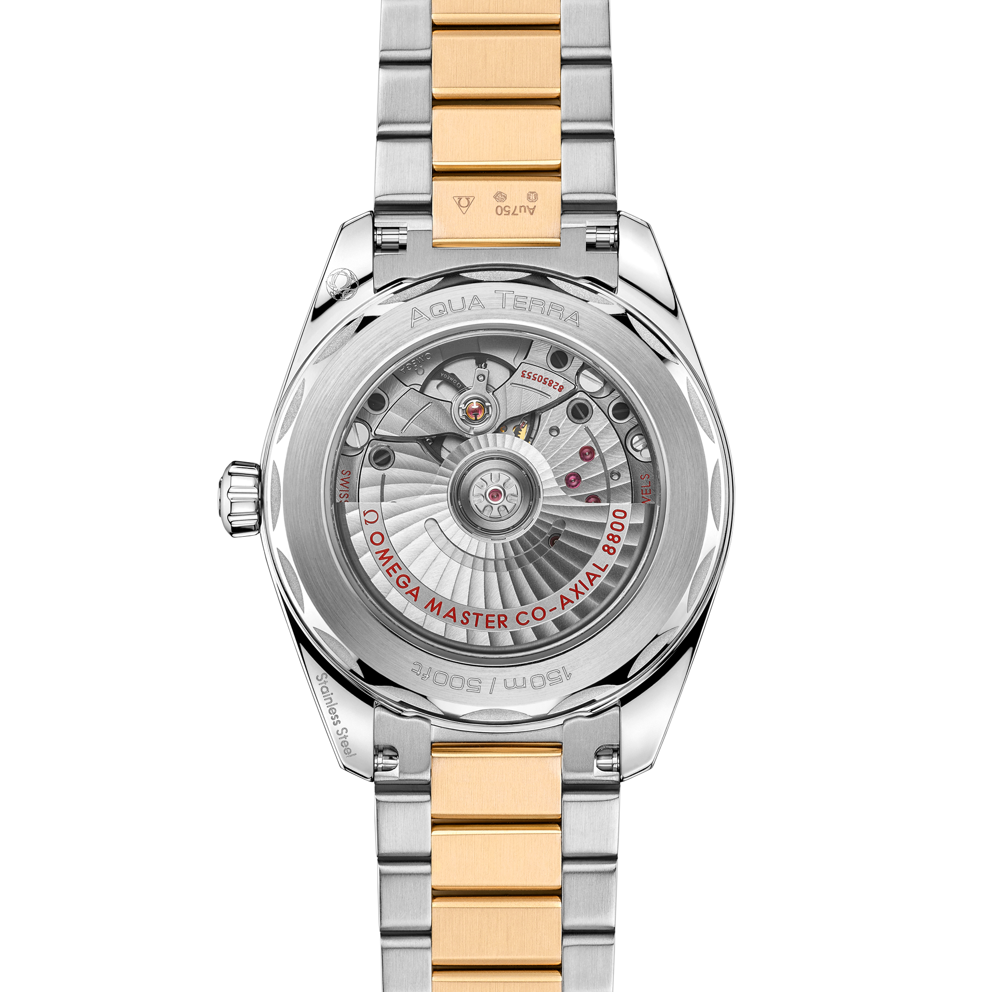 Aqua Terra Yellow Gold & Steel Silver Dial 38mm Product Image 2