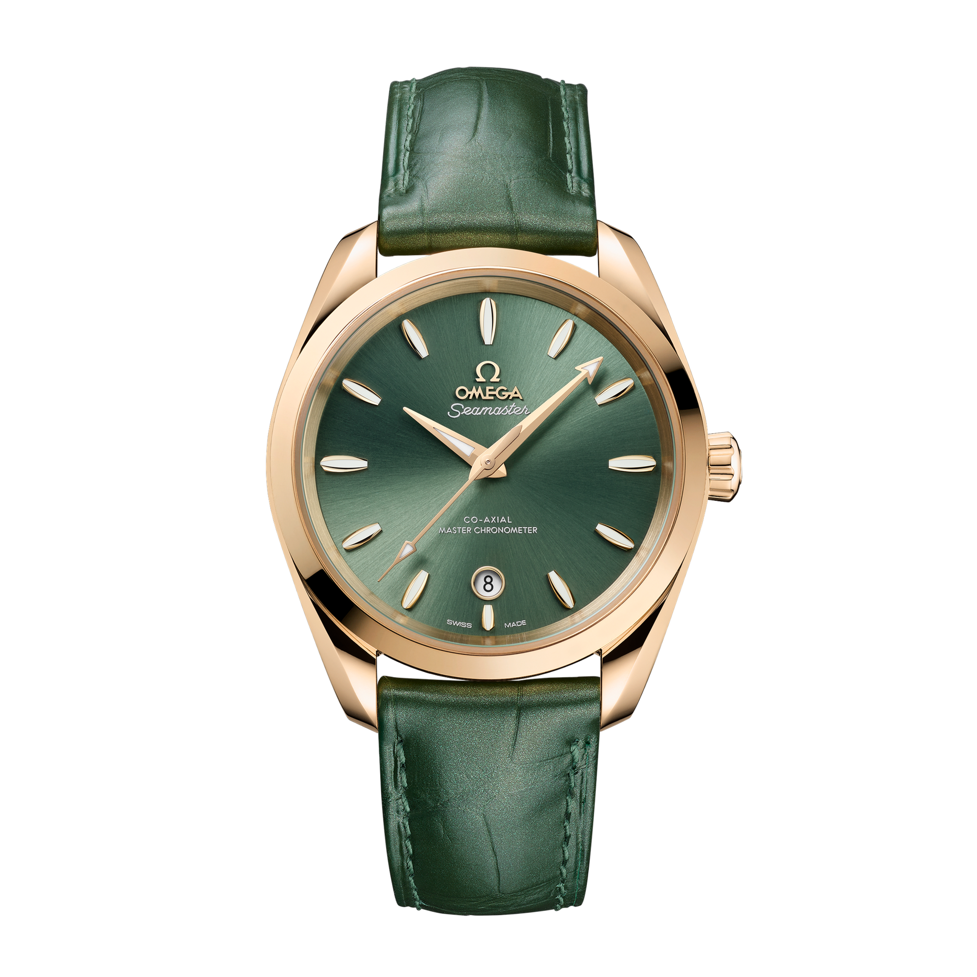 Aqua Terra Yellow Gold Green Dial 38mm Product Image