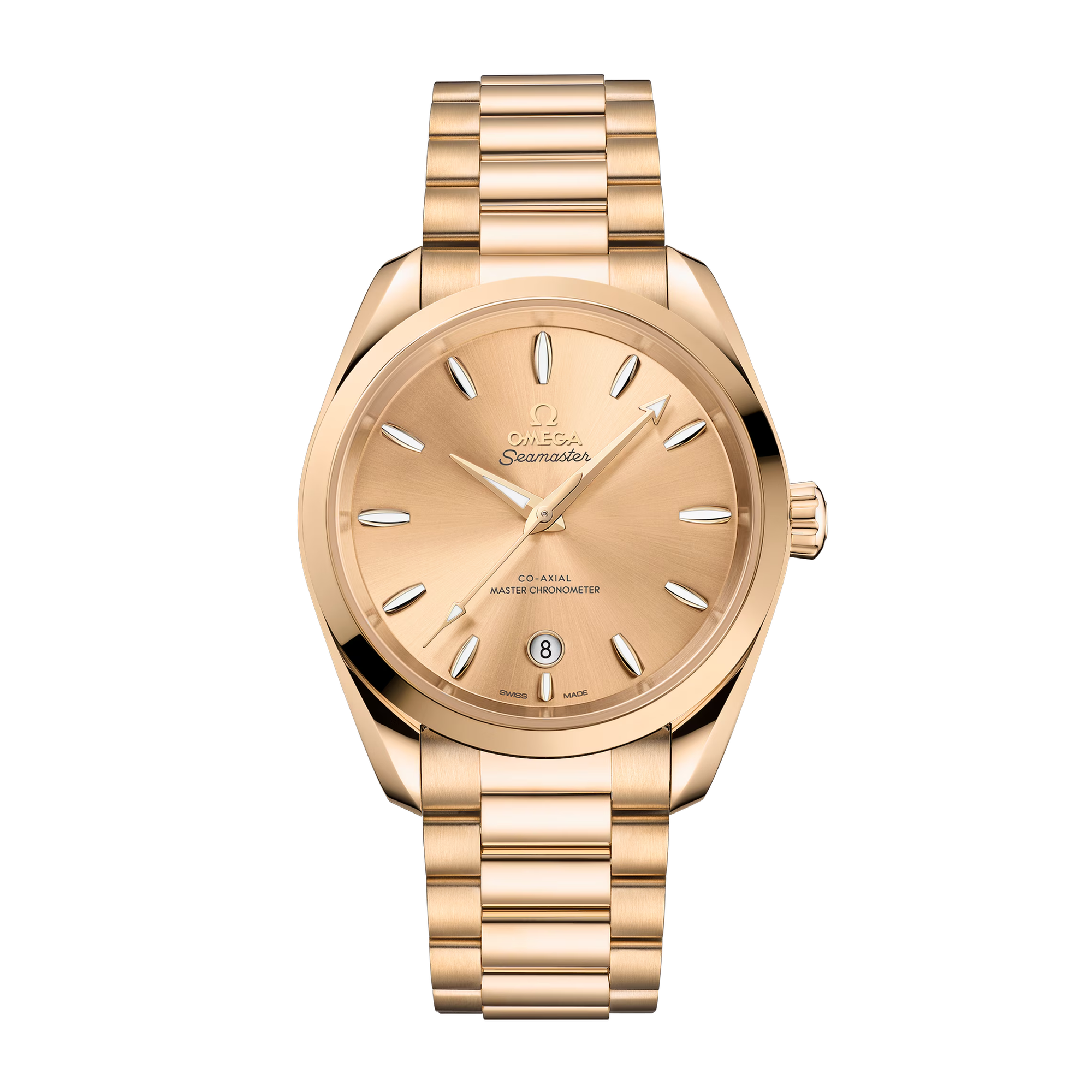 Aqua Terra Yellow Gold Champagne Dial 38mm Product Image