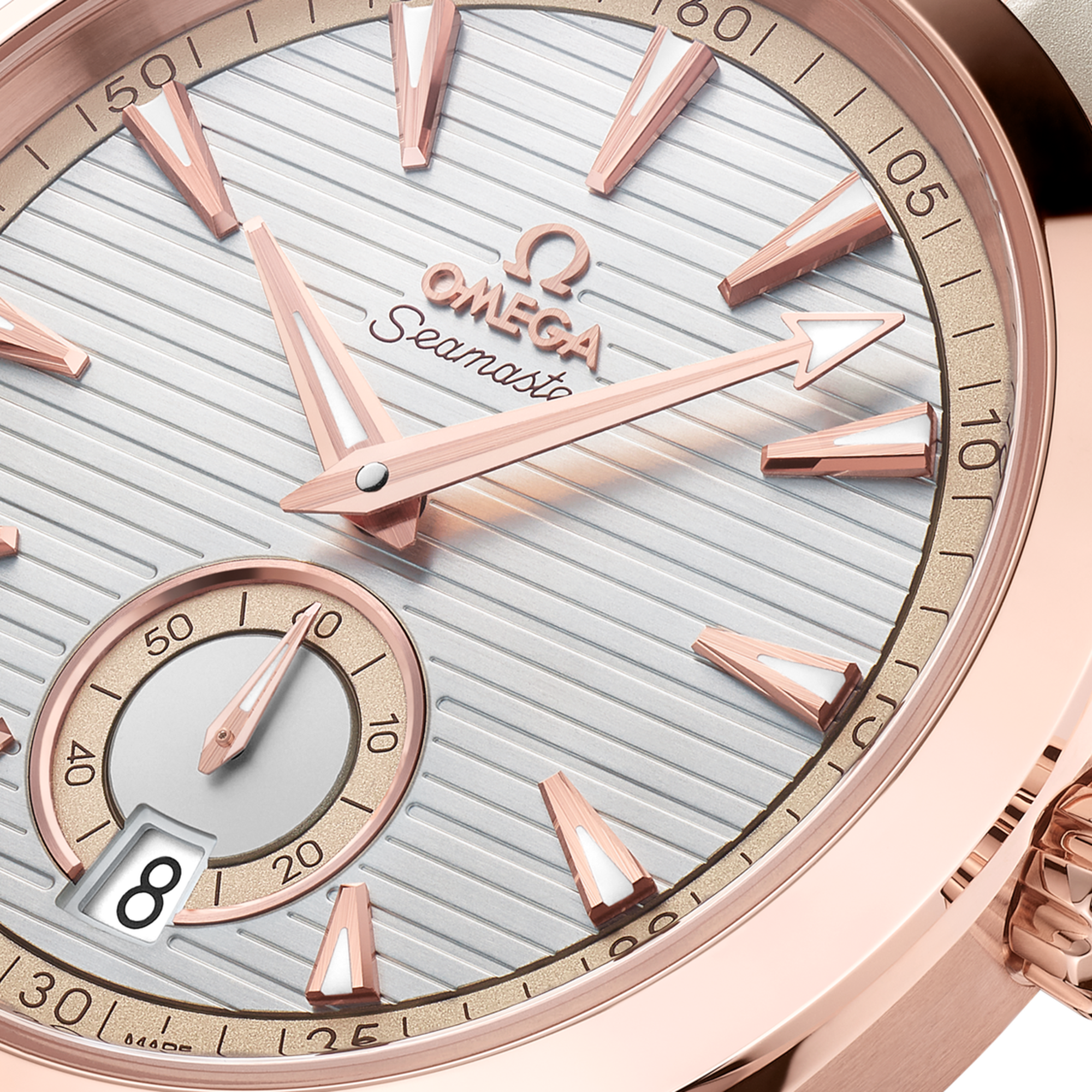 Aqua Terra Small Seconds Rose Gold Silver Dial 41mm Product Image 3