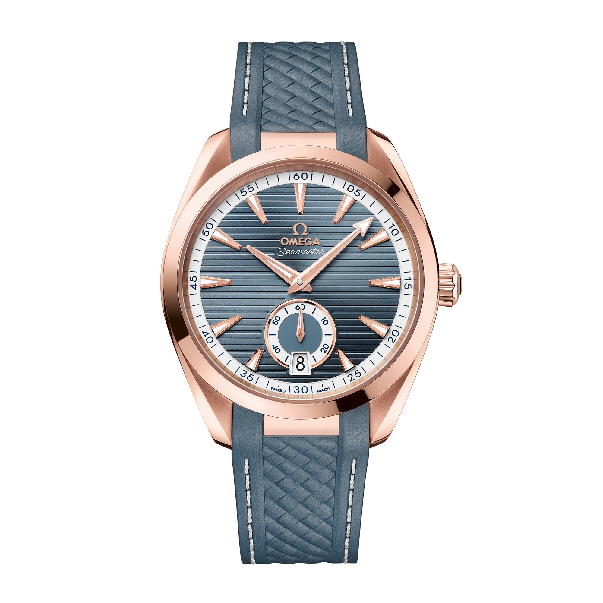 Aqua Terra Small Seconds Rose Gold Blue Dial 41mm Product Image 1