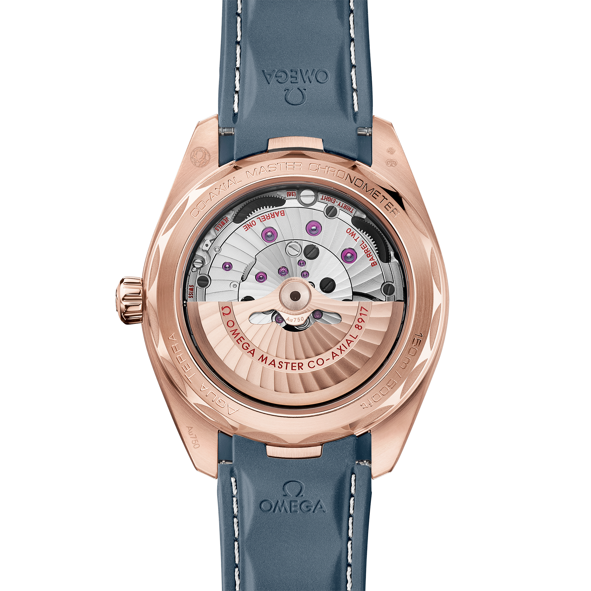 Aqua Terra Small Seconds Rose Gold Blue Dial 41mm Product Image 2