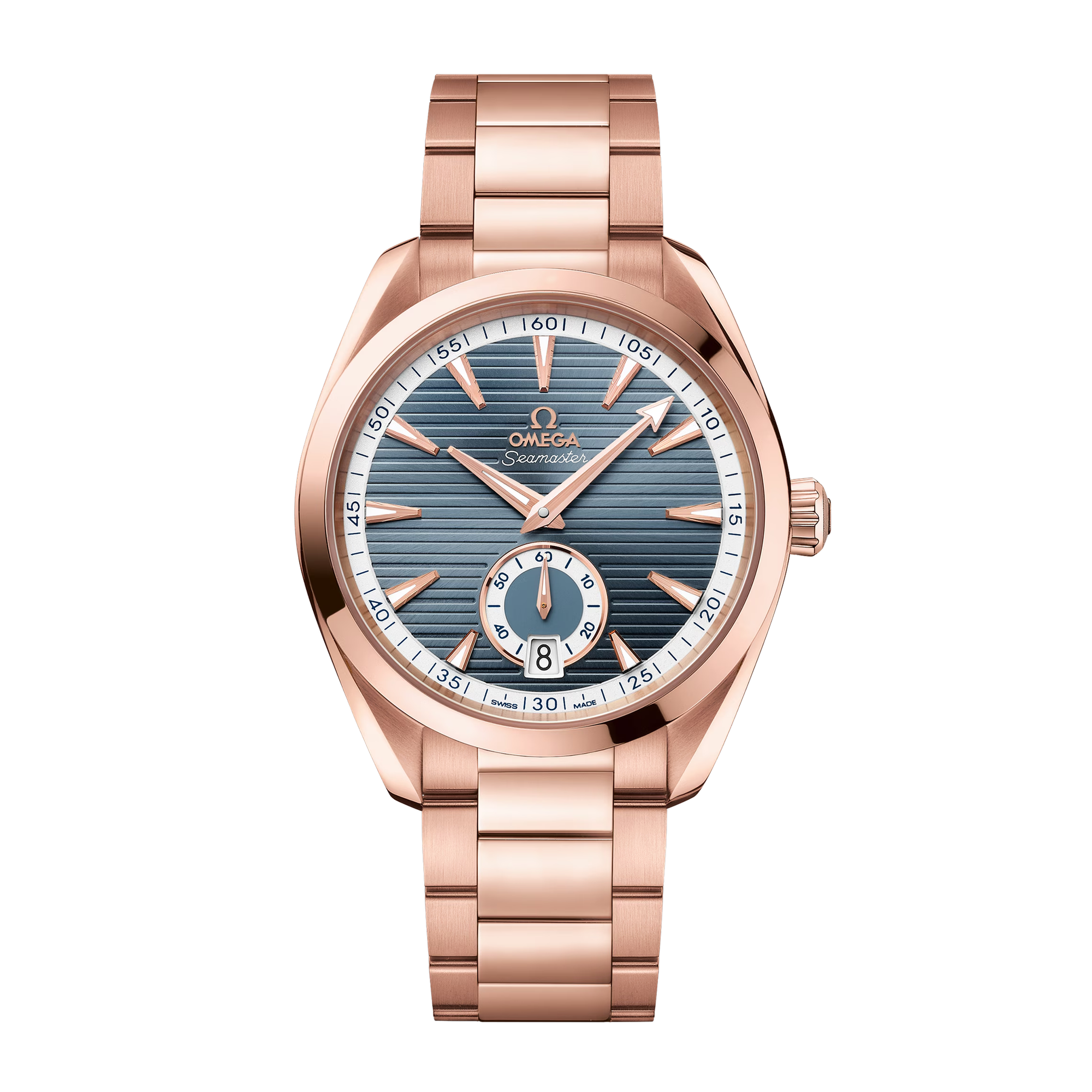 Aqua Terra Small Seconds Rose Gold Blue Dial 41mm Product Image 1