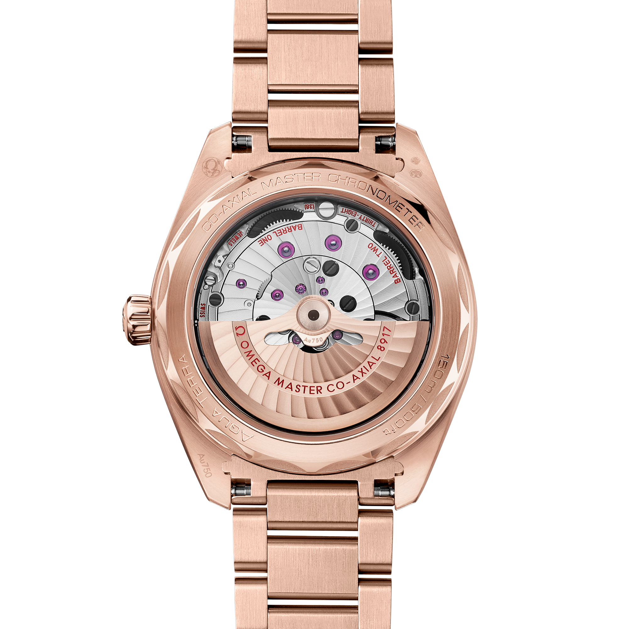 Aqua Terra Small Seconds Rose Gold Blue Dial 41mm Product Image 2